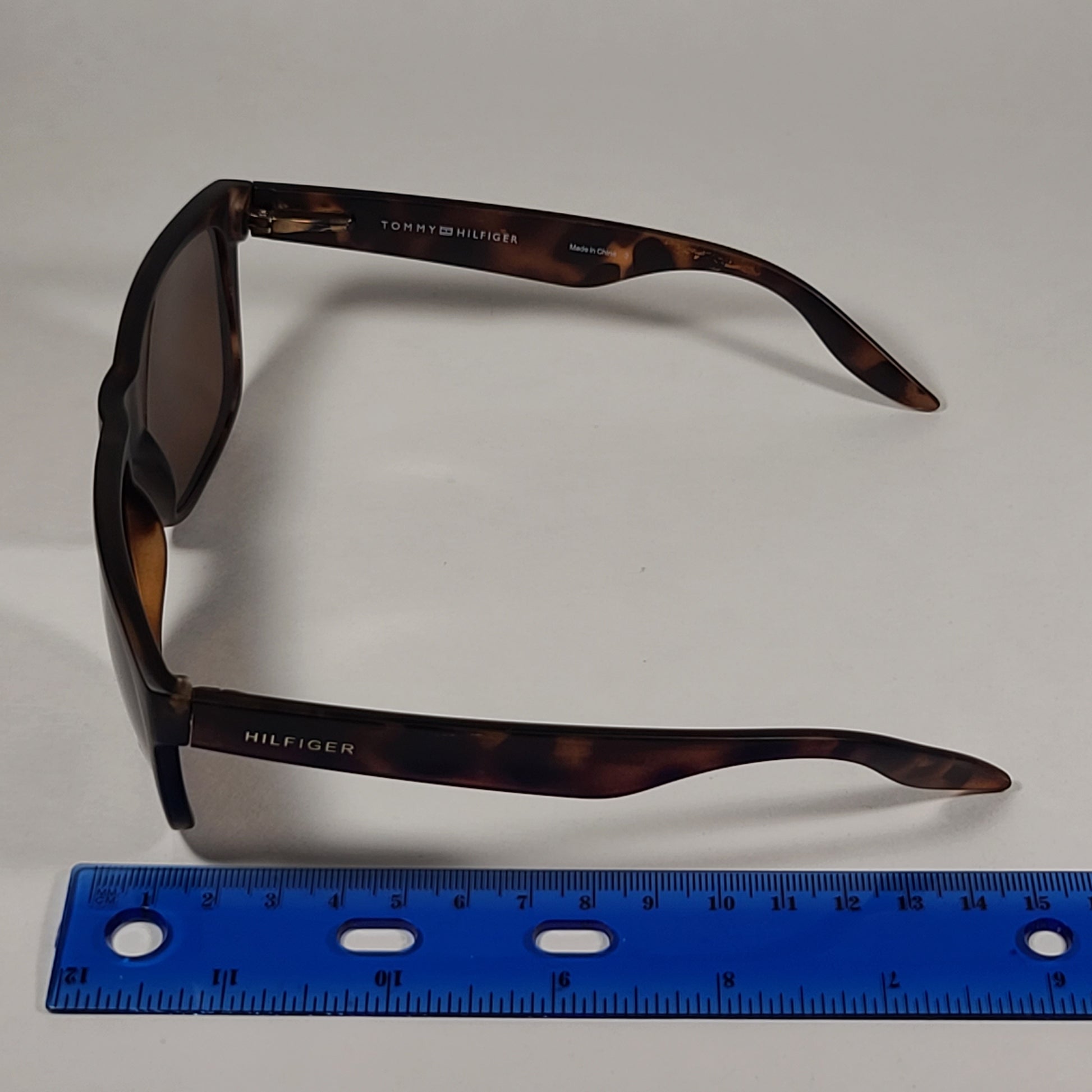 Tommy Hilfiger Tanner Square Sunglasses Brown Tort Havana Brown Lens TANNER MP OM302 - Sunglasses