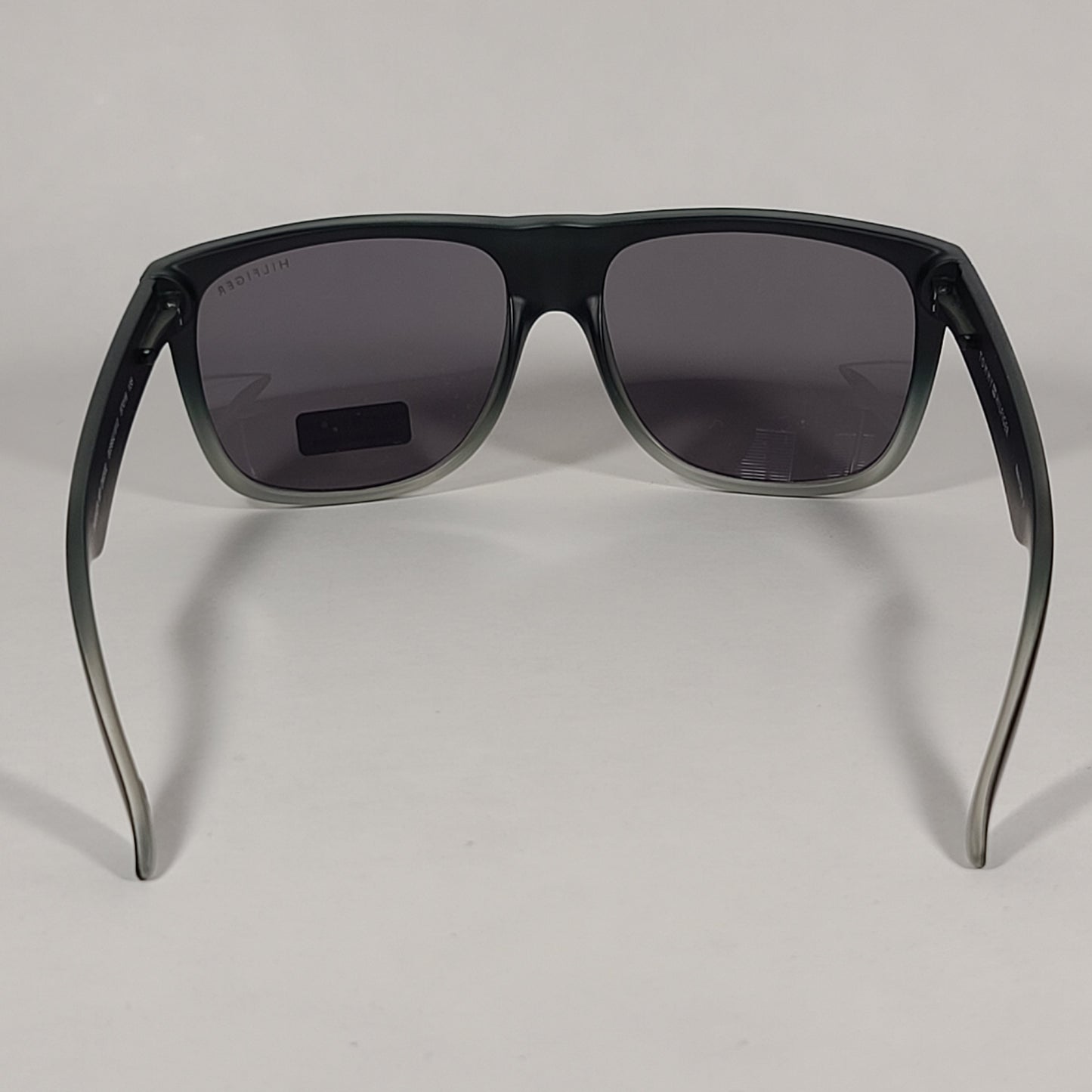 Tommy Hilfiger Tanner Square Sunglasses Matte Black And Green Gray Frame Gray Lens TANNER MP OM302 - Sunglasses