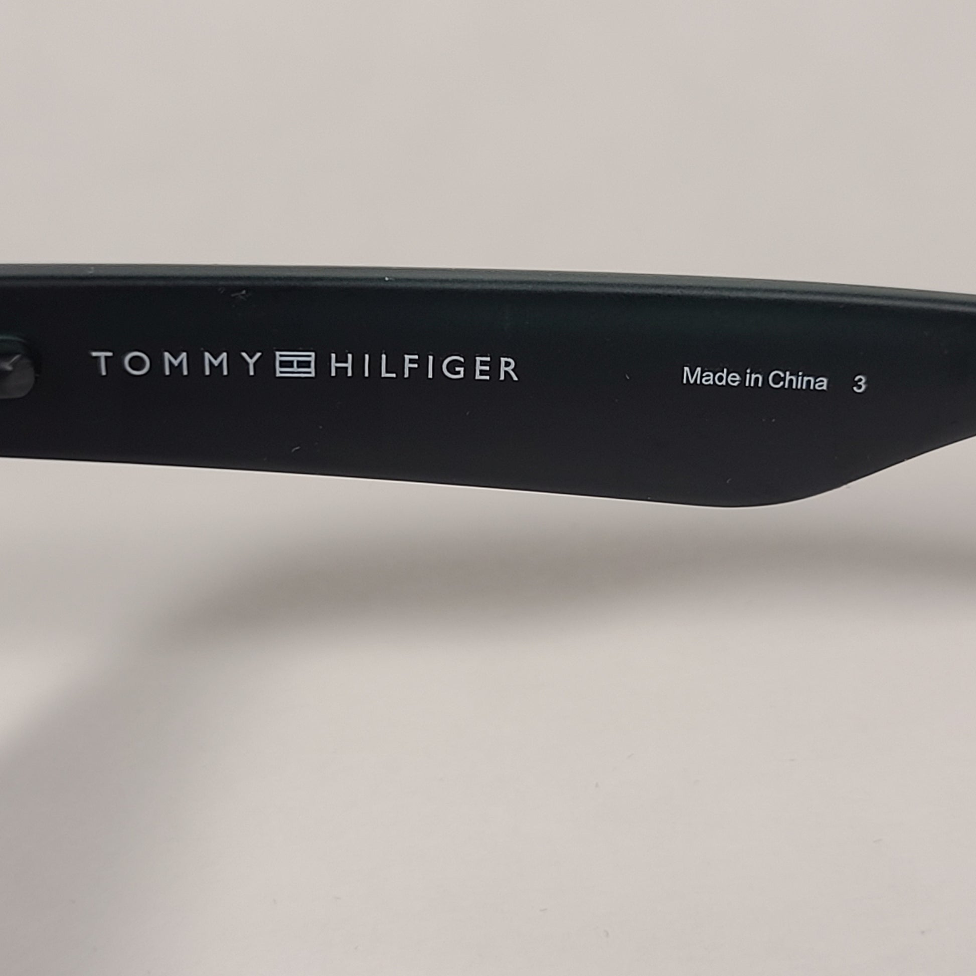 Tommy Hilfiger Tanner Square Sunglasses Matte Black And Green Gray Frame Gray Lens TANNER MP OM302 - Sunglasses