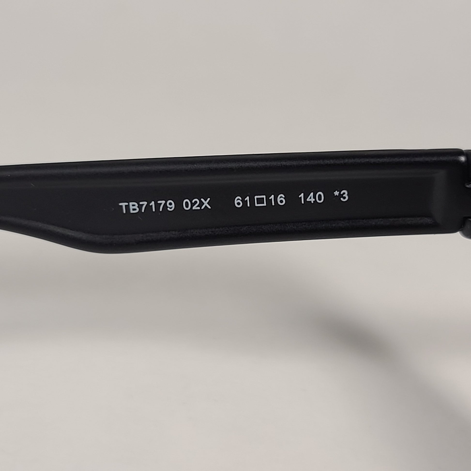 Timberland Rectangle Sunglasses Matte Black Ultraviolet Semi Flash Lens TB7179 02X - Sunglasses