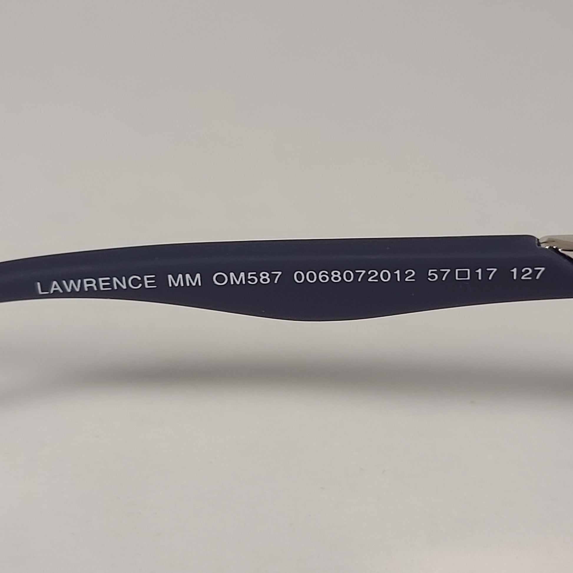 Tommy Hilfiger Lawrence Aviator Sunglasses Silver Tone Metal Frame Blue Mirror Lens LAWRENCE MM OM587 - Sunglasses