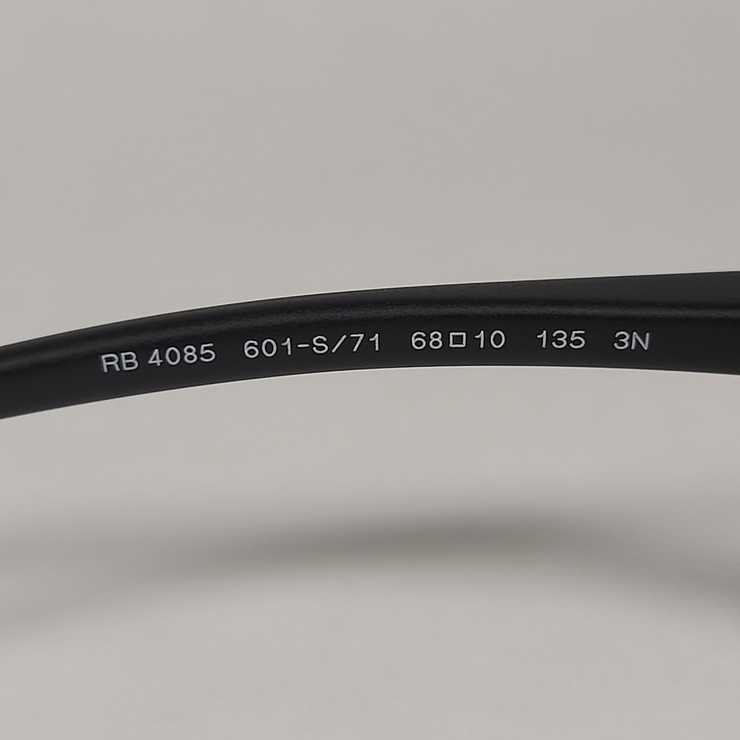Ray-Ban Active Rimless Sunglasses RB4085 601-S/71 Sport Wrap Matte Black Frame Green Lens - Sunglasses