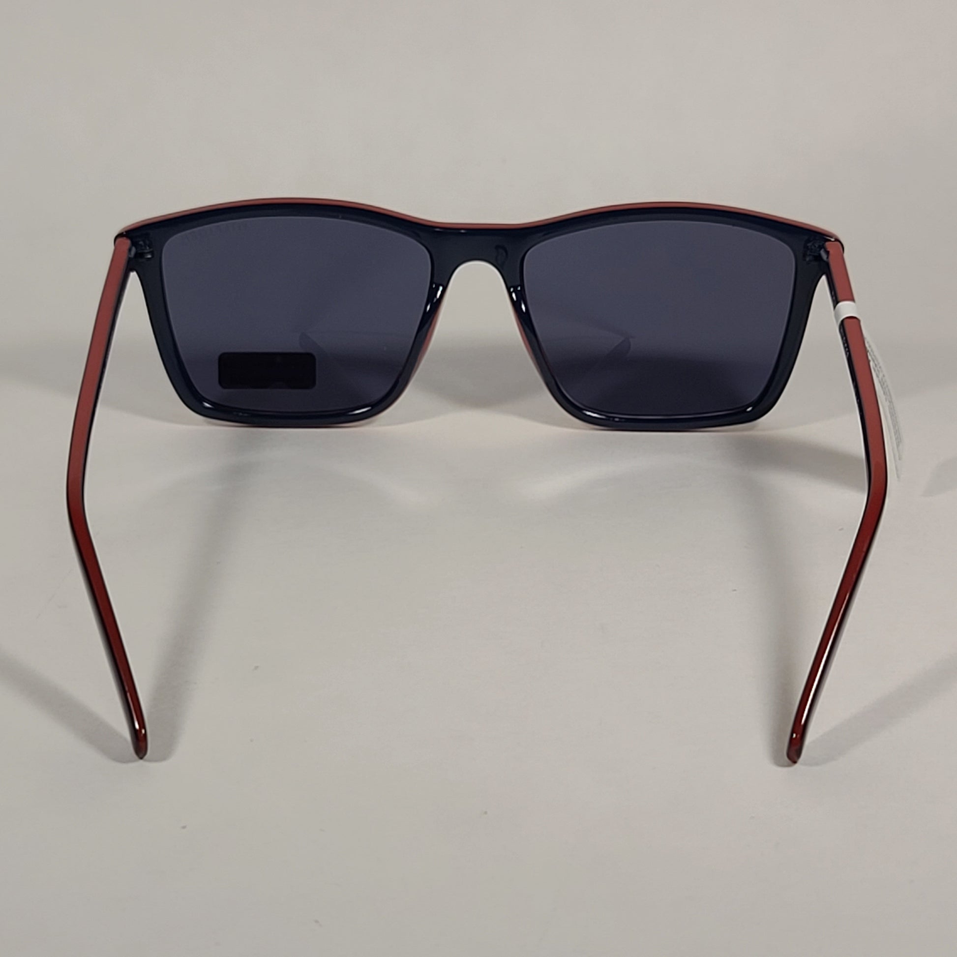 Tommy Hilfiger Rob Square Sunglasses Two Tone Navy Blue Red Gray Lens ROB MP OM517 - Sunglasses