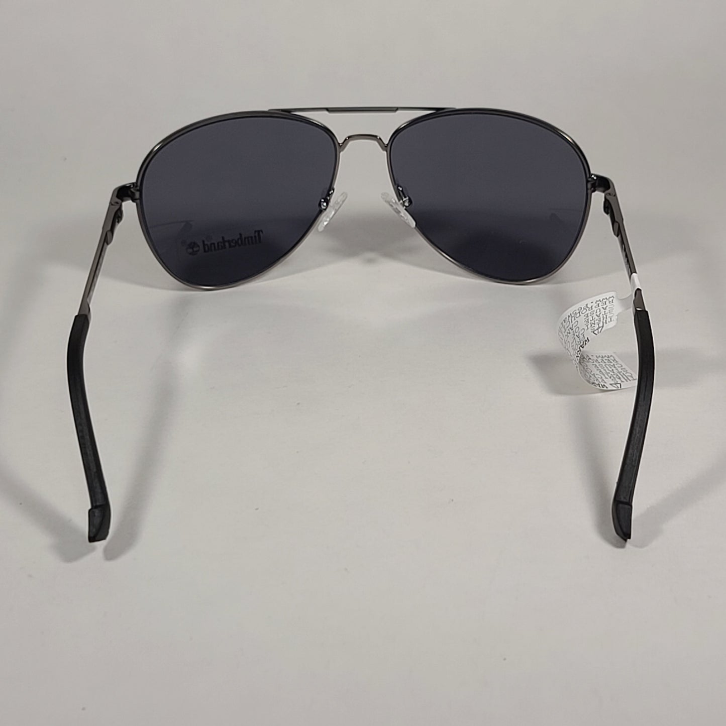 Timberland Aviator Sunglasses Gunmetal Gray Frame Gray Tinted Lens TB7147 09A - Sunglasses