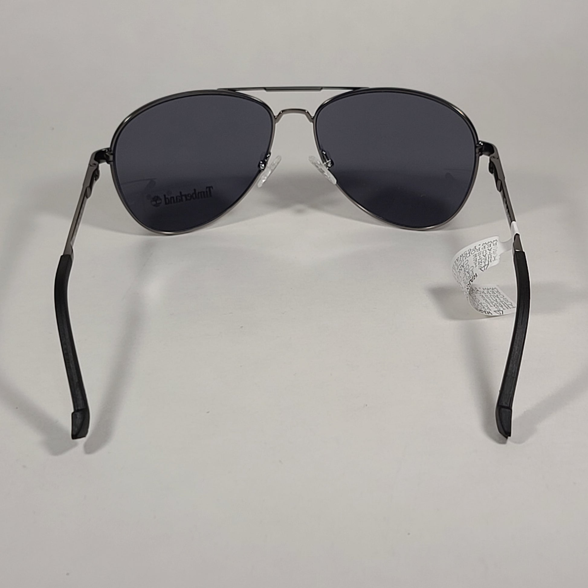 Timberland Aviator Sunglasses Gunmetal Gray Frame Gray Tinted Lens TB7147 09A - Sunglasses
