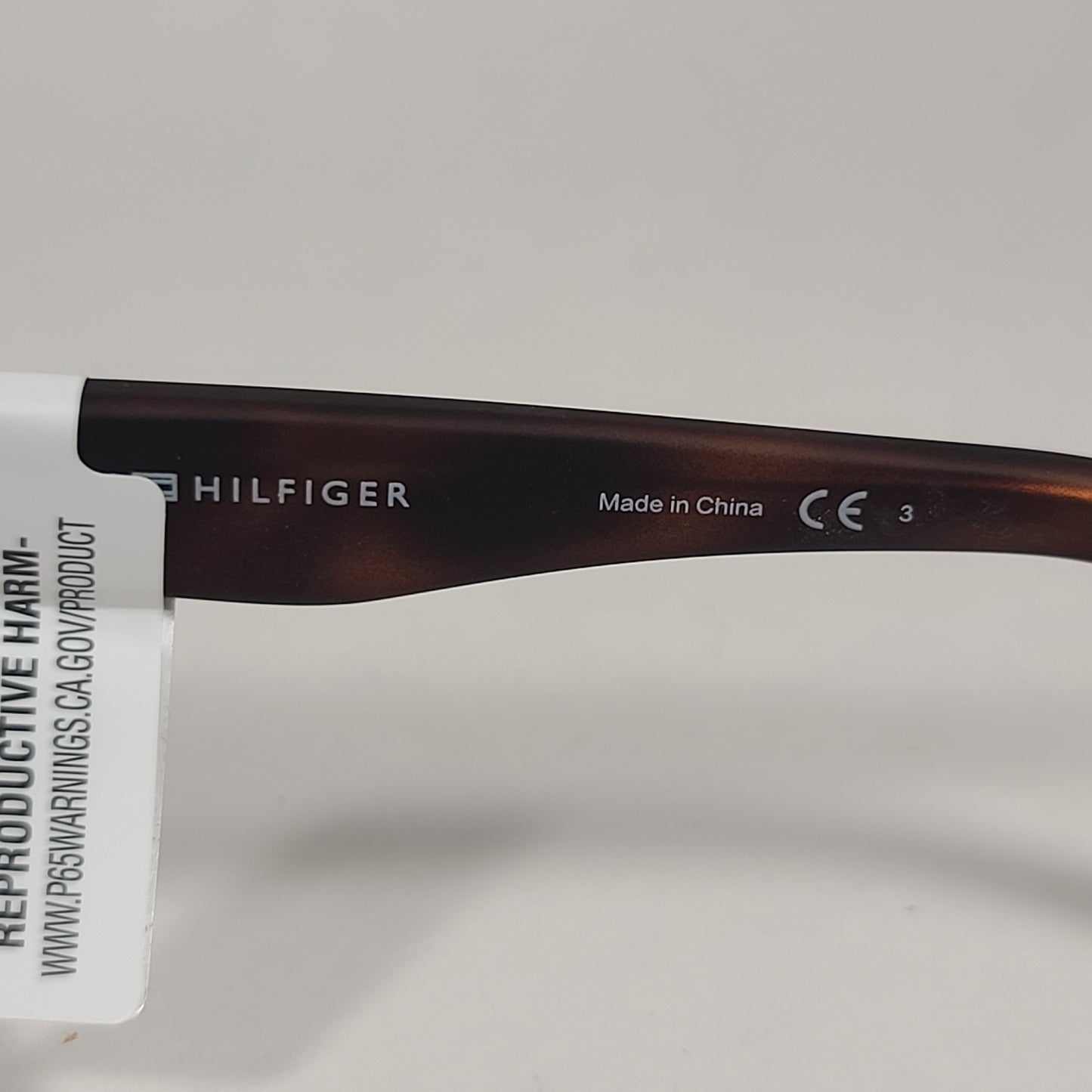 Tommy Hilfiger Luis Rectangular Sunglasses Matte Black And Dark Tortoise Frame Gray Lens LUIS MP OM347 - Sunglasses