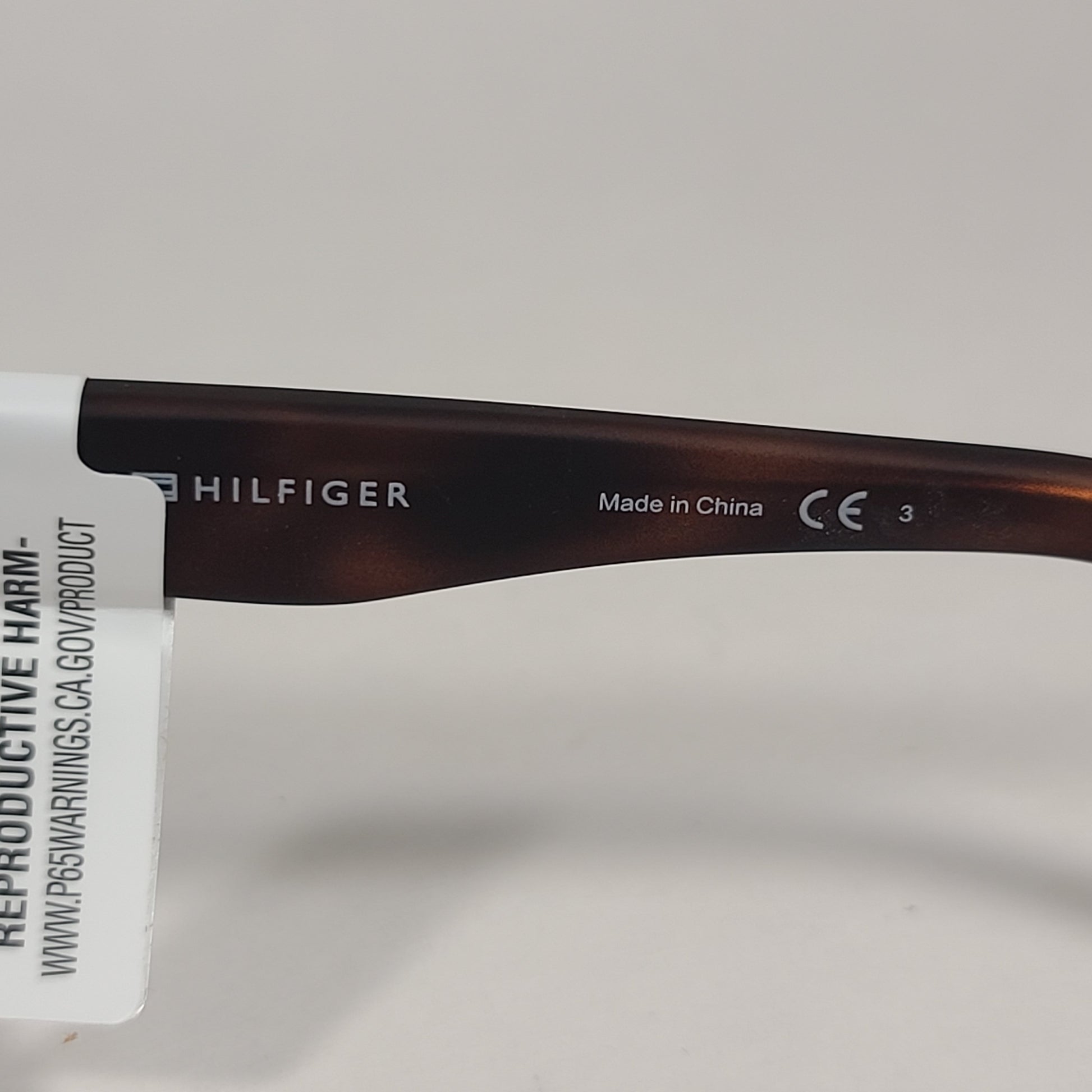 Tommy Hilfiger Luis Rectangular Sunglasses Matte Black And Dark Tortoise Frame Gray Lens LUIS MP OM347 - Sunglasses
