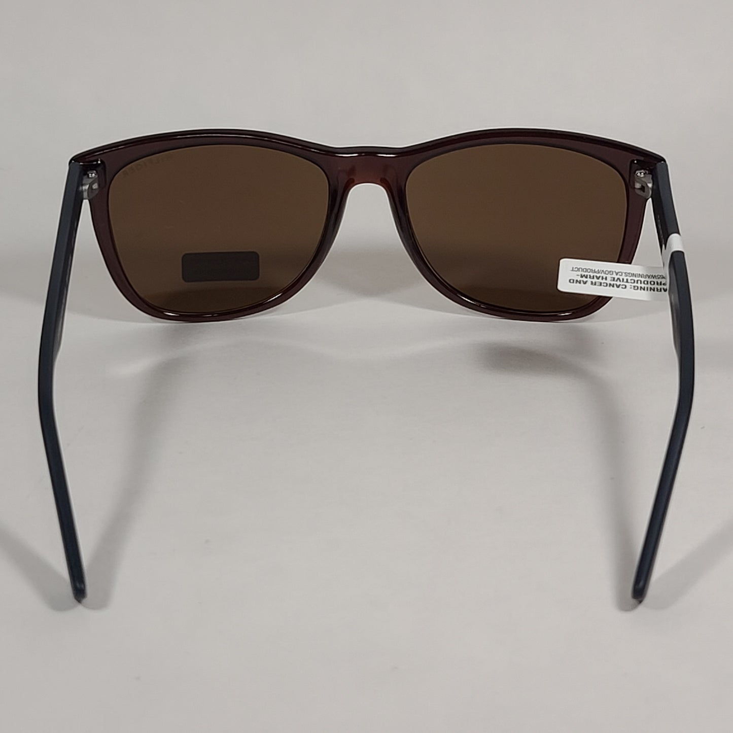 Tommy Hilfiger Conrad Rectangular Sunglasses Brown And Dark Navy Blue Frame Brown Lens CONRAD MP OM130 - Sunglasses
