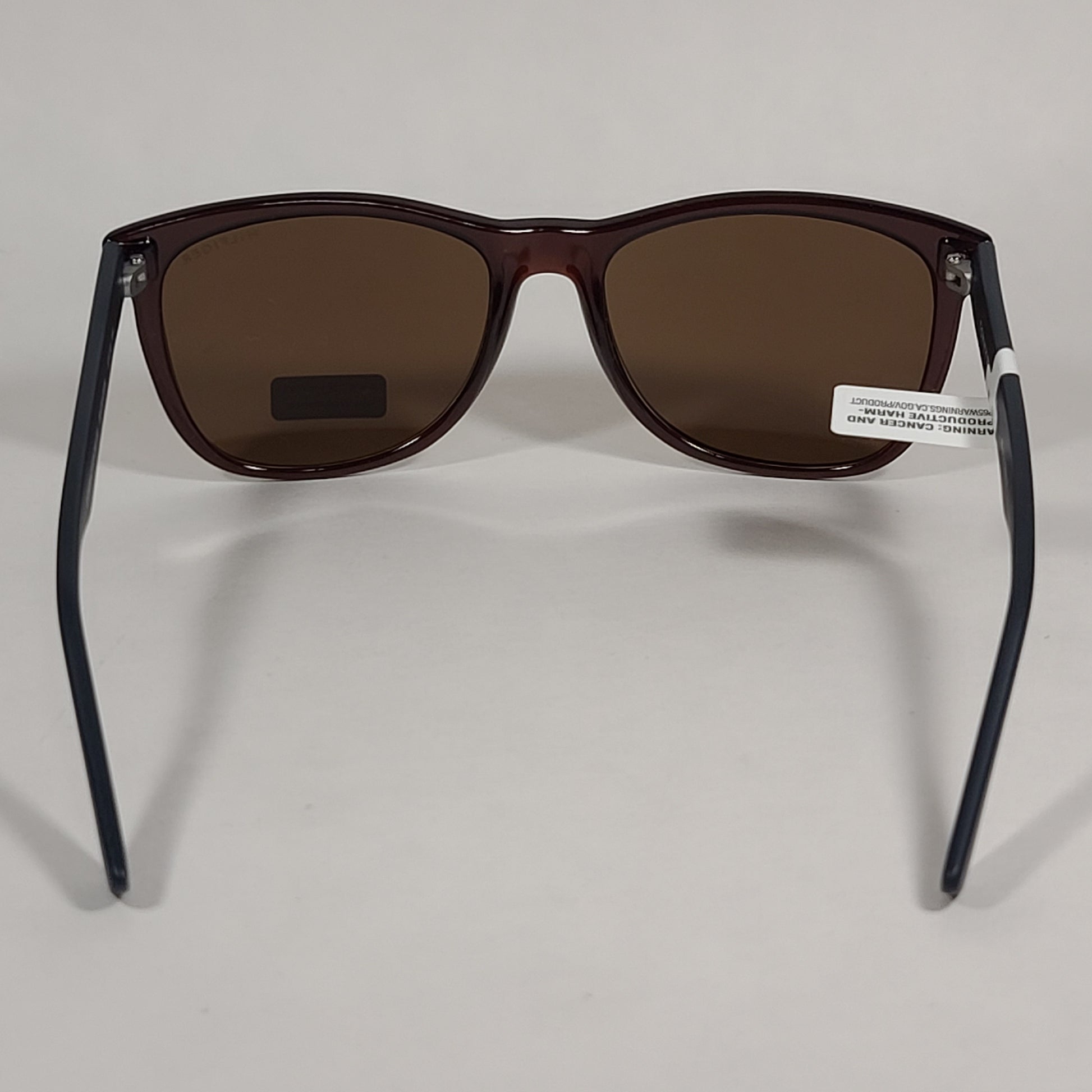 Tommy Hilfiger Conrad Rectangular Sunglasses Brown And Dark Navy Blue Frame Brown Lens CONRAD MP OM130 - Sunglasses