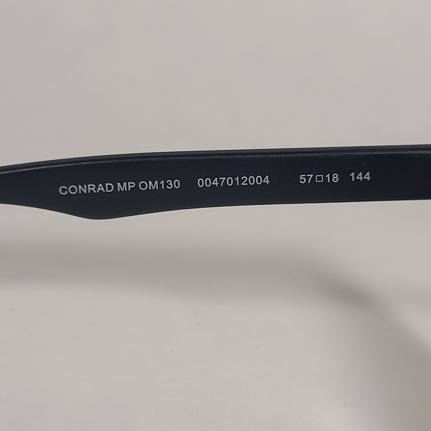 Tommy Hilfiger Conrad Rectangular Sunglasses Brown And Dark Navy Blue Frame Brown Lens CONRAD MP OM130 - Sunglasses