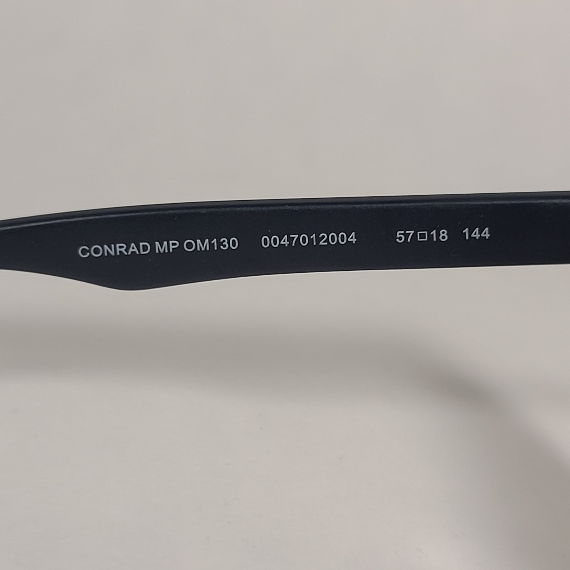 Tommy Hilfiger Conrad Rectangular Sunglasses Brown And Dark Navy Blue Frame Brown Lens CONRAD MP OM130 - Sunglasses