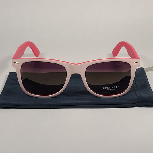 Cole Haan Square CH8012 651 Polarized Zerogrand Sunglasses Pink Blush Rose - Sunglasses