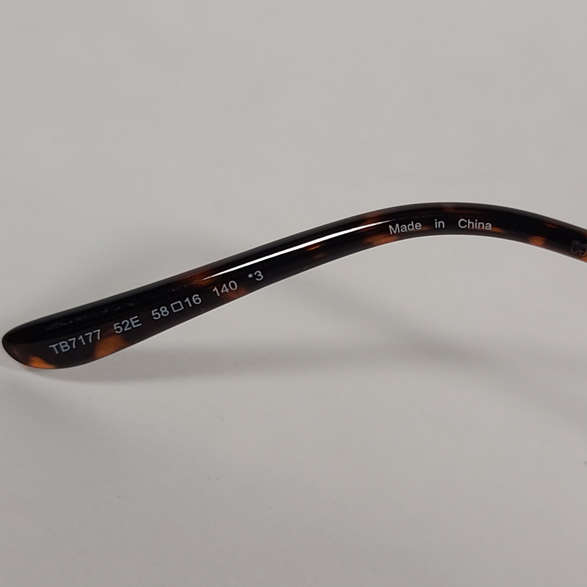 Timberland Rectangle Sunglasses Brown Metal Tortoise Frame Brown Lens TB7177 52E - Sunglasses