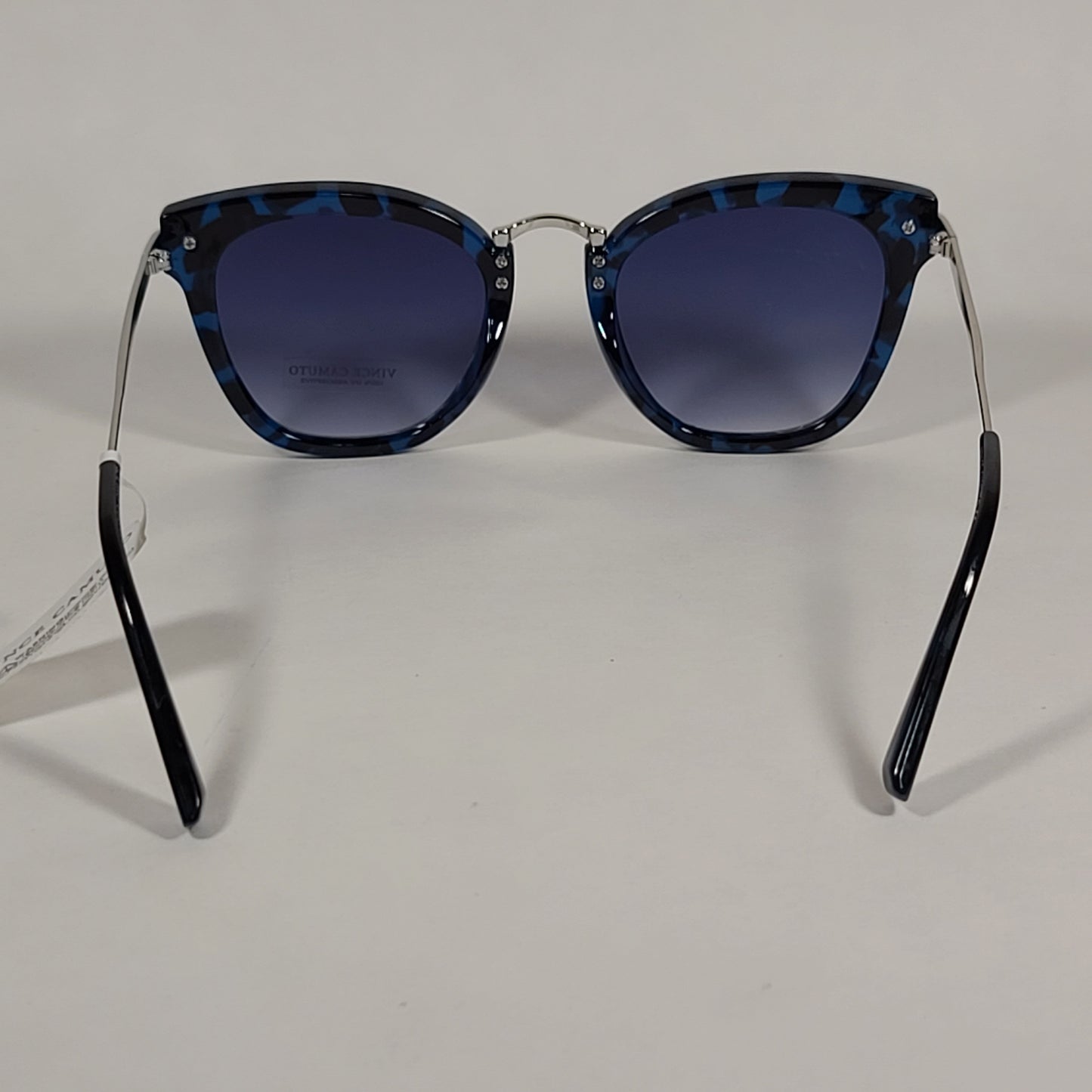 Vince Camuto Cat Eye Sunglasses Blue Tortoise And Silver Frame Blue Gradient Lens VC898 BLTS - Sunglasses