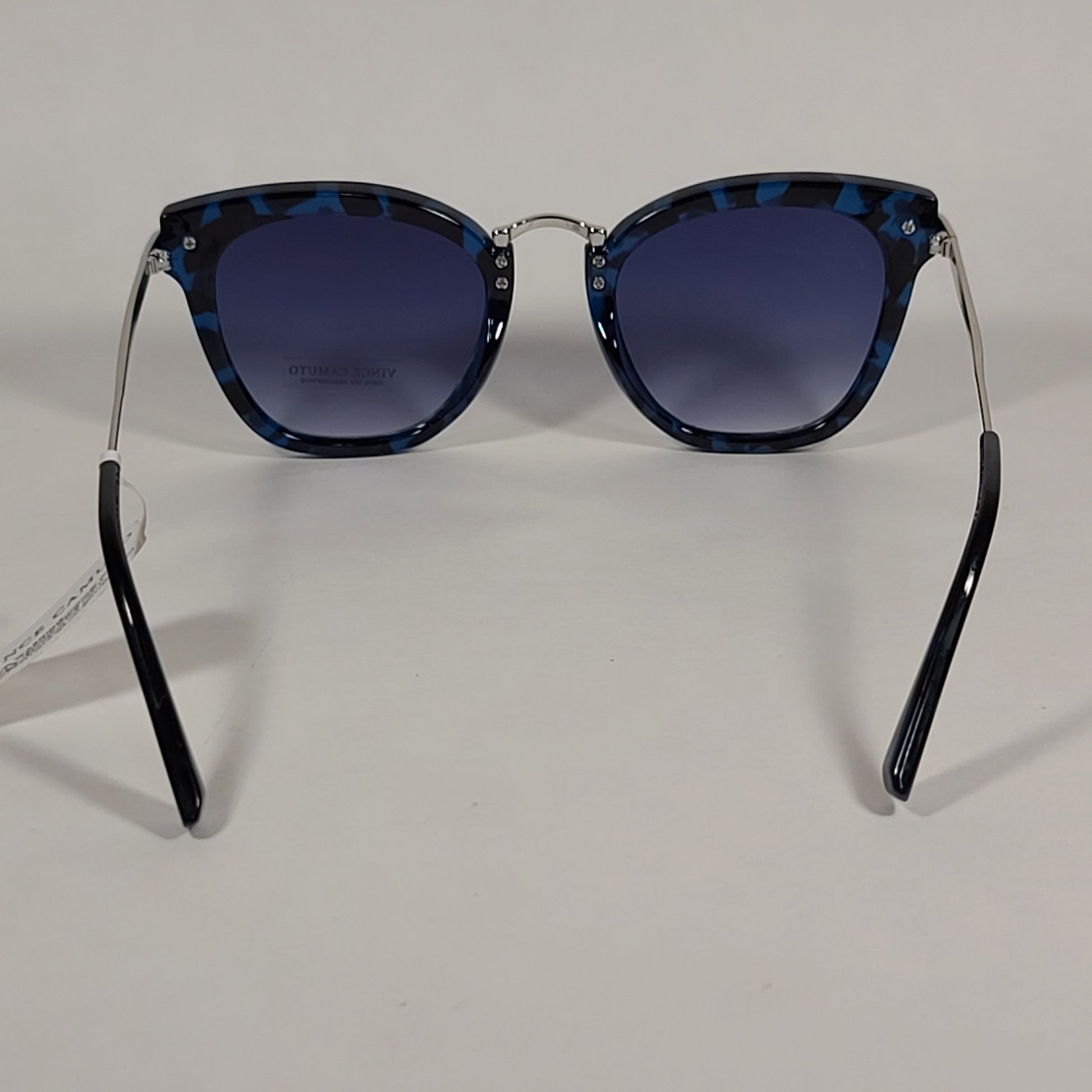 Vince Camuto Cat Eye Sunglasses Blue Tortoise And Silver Frame Blue Gradient Lens VC898 BLTS - Sunglasses
