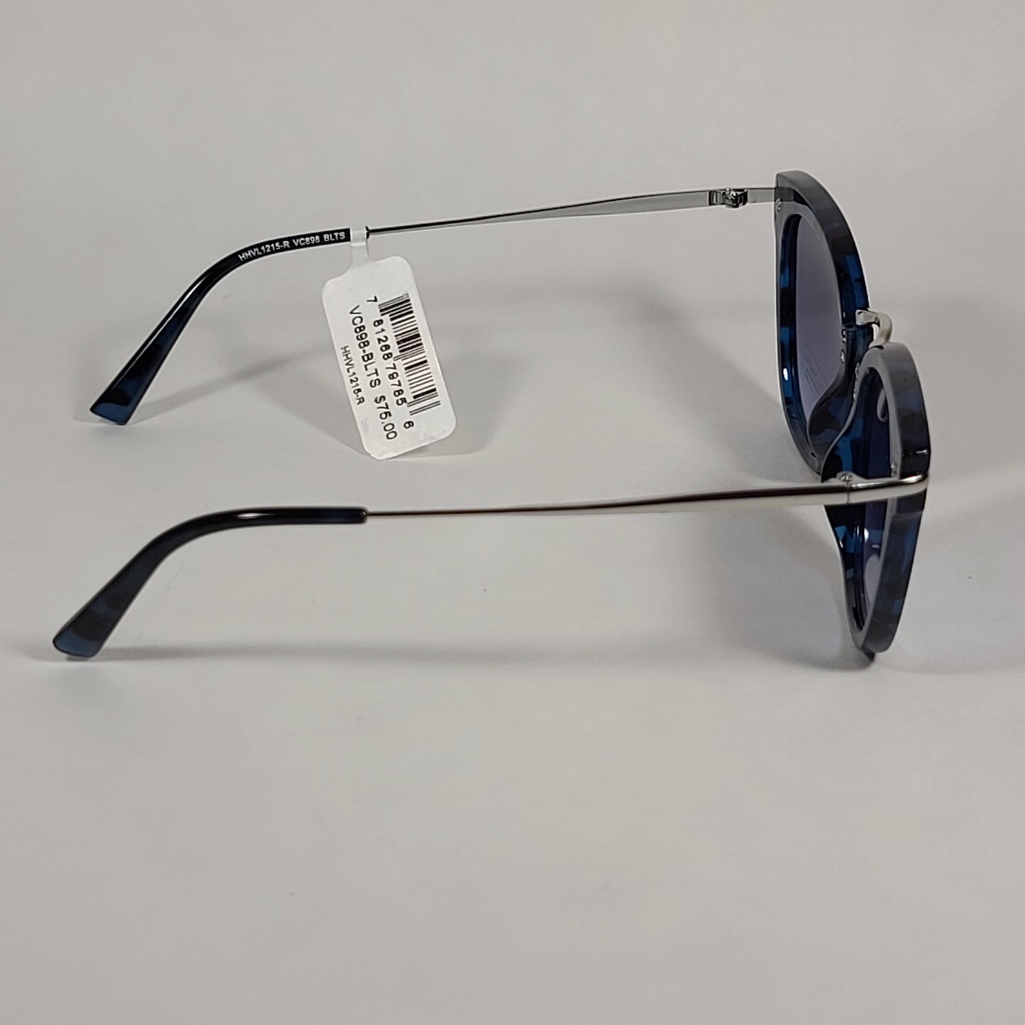 Vince Camuto Cat Eye Sunglasses Blue Tortoise And Silver Frame Blue Gradient Lens VC898 BLTS - Sunglasses