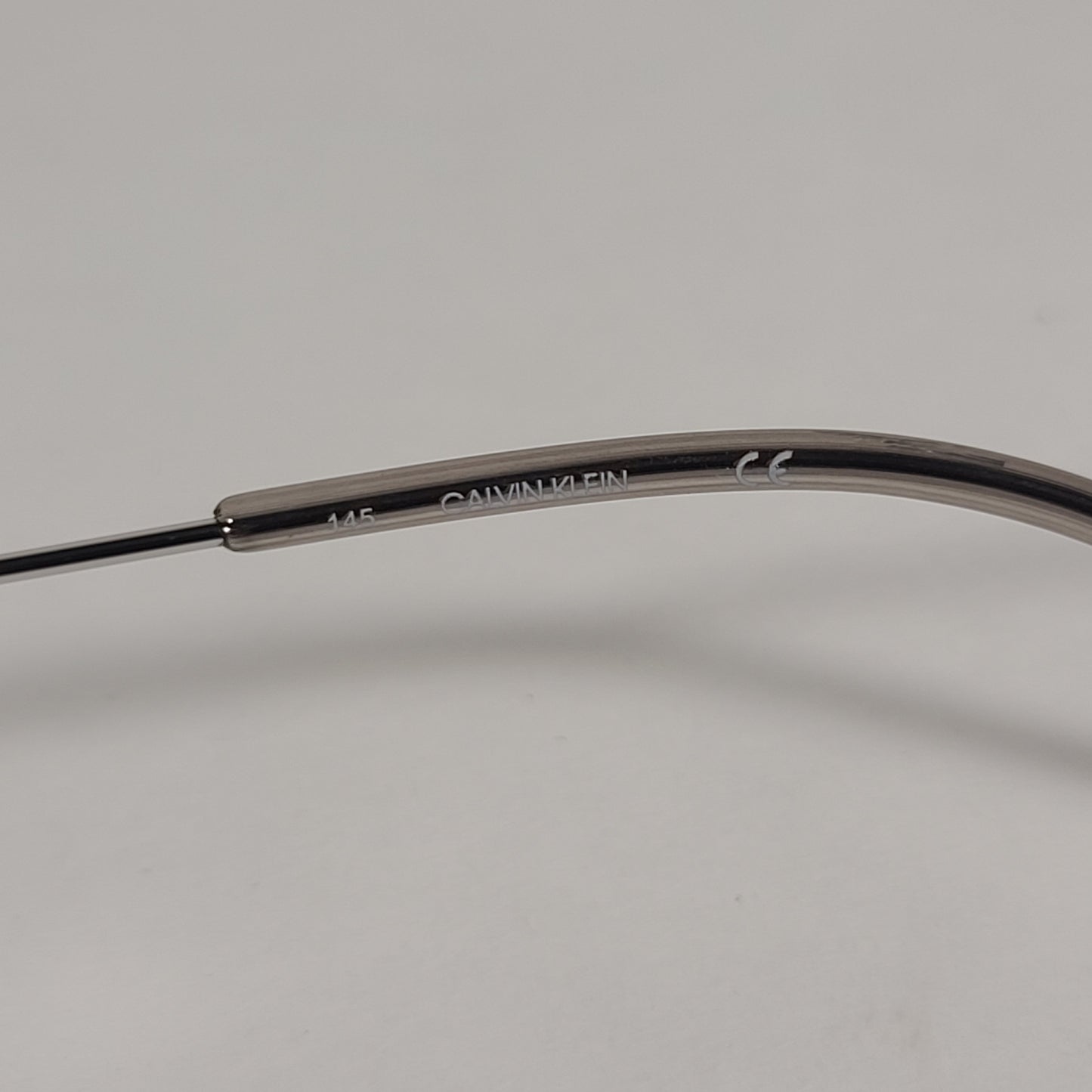 Calvin Klein CK20120S 045 Aviator Pilot Sunglasses Silver Frame Smoke Gradient Lens - Sunglasses