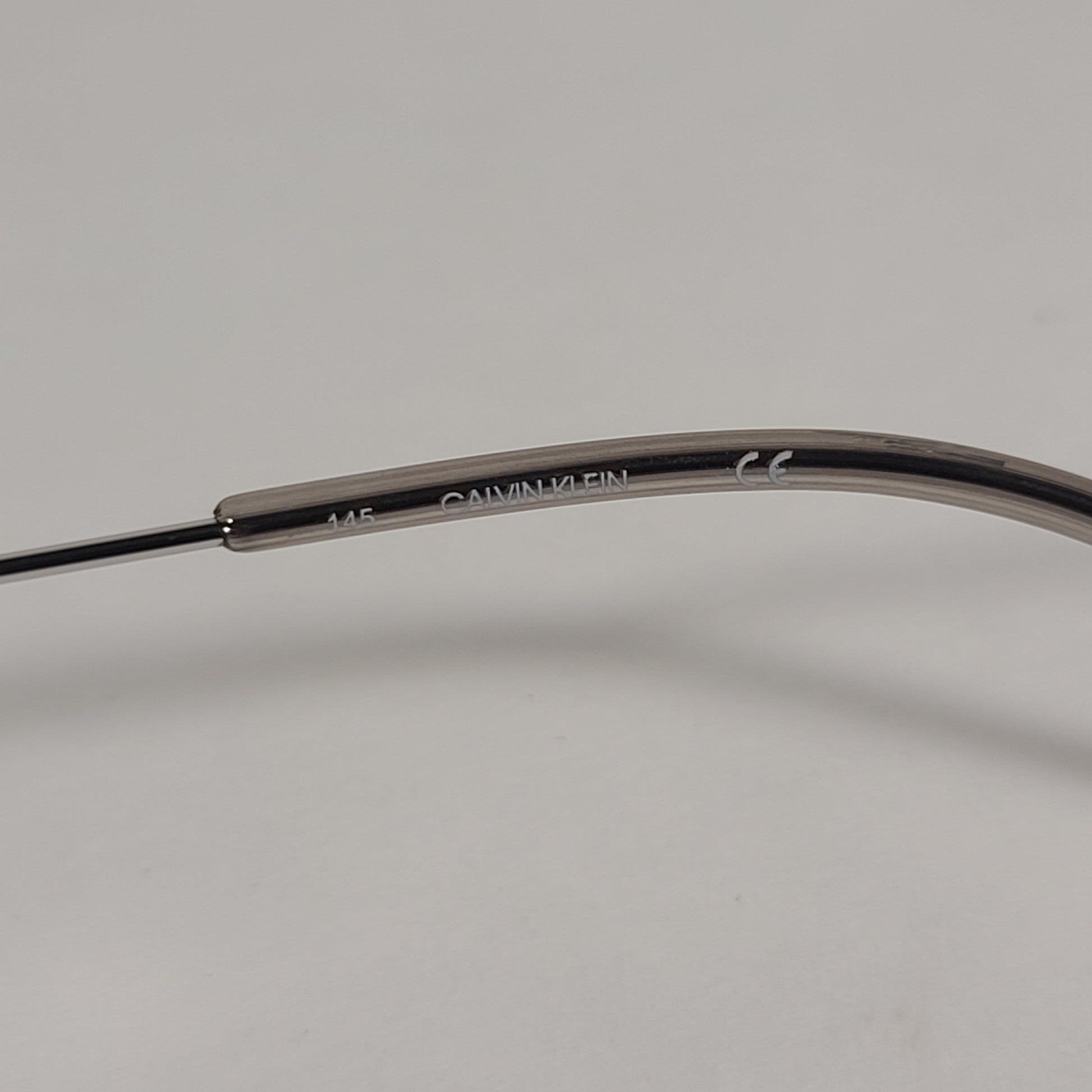 Calvin Klein CK20120S 045 Aviator Pilot Sunglasses Silver Frame Smoke Gradient Lens - Sunglasses