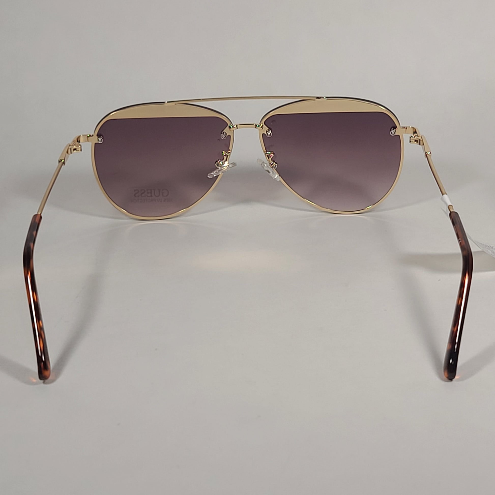 Brown Guess Aviator Glasses Guess Sunglasses GU7885-H 32F Brown