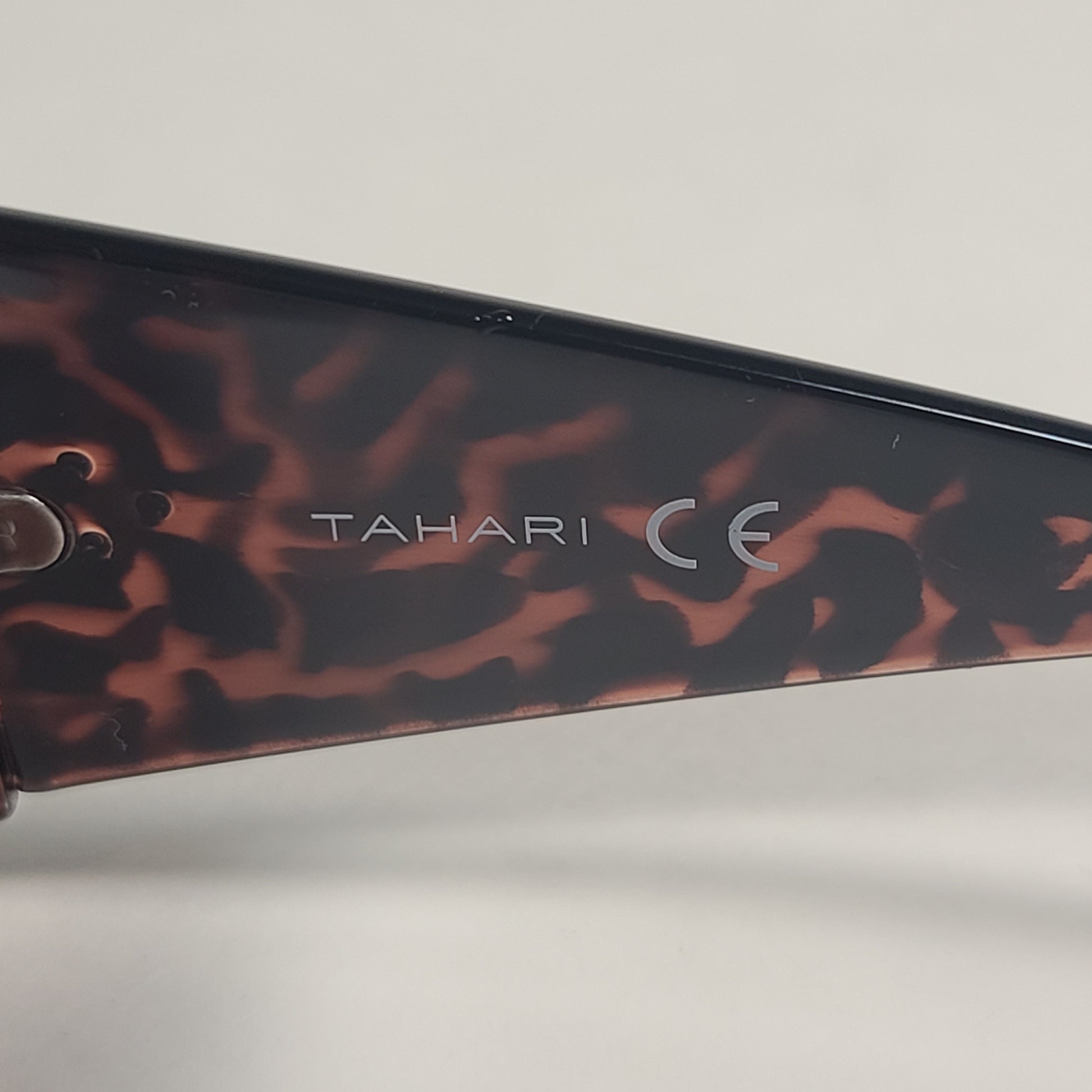 Tahari Oversize Square Sunglasses Dark Brown Tortoise Brown Gradient TH810 DKTS - Sunglasses