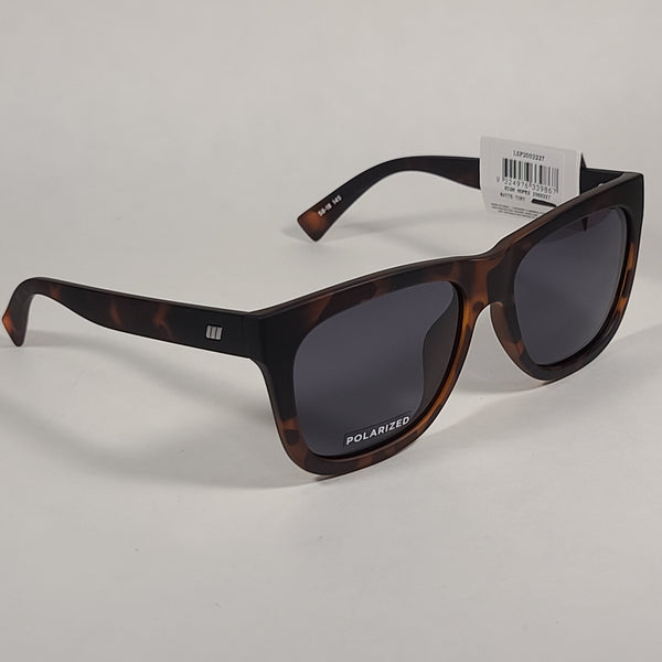 Le Specs High Hopes Square Polarized Sunglasses Matte Tortoise Frame G