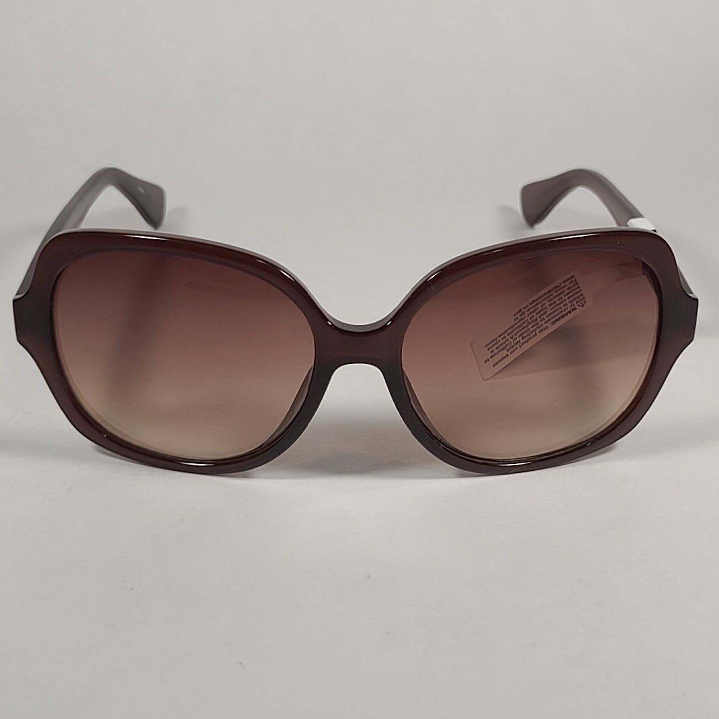 Calvin Klein Oversize Sunglasses CK19538S 210 Brown Frame Brown Gradient Lens - Sunglasses
