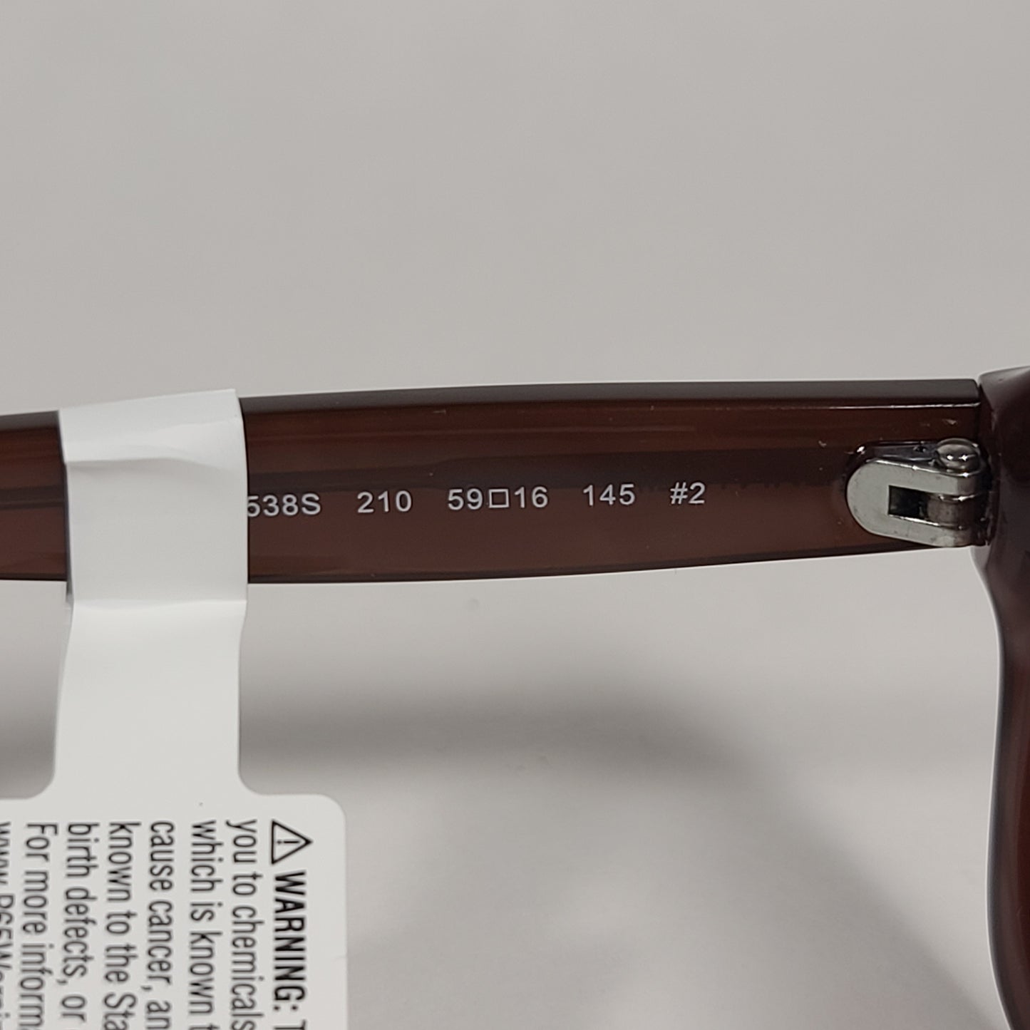 Calvin Klein Oversize Sunglasses CK19538S 210 Brown Frame Brown Gradient Lens - Sunglasses