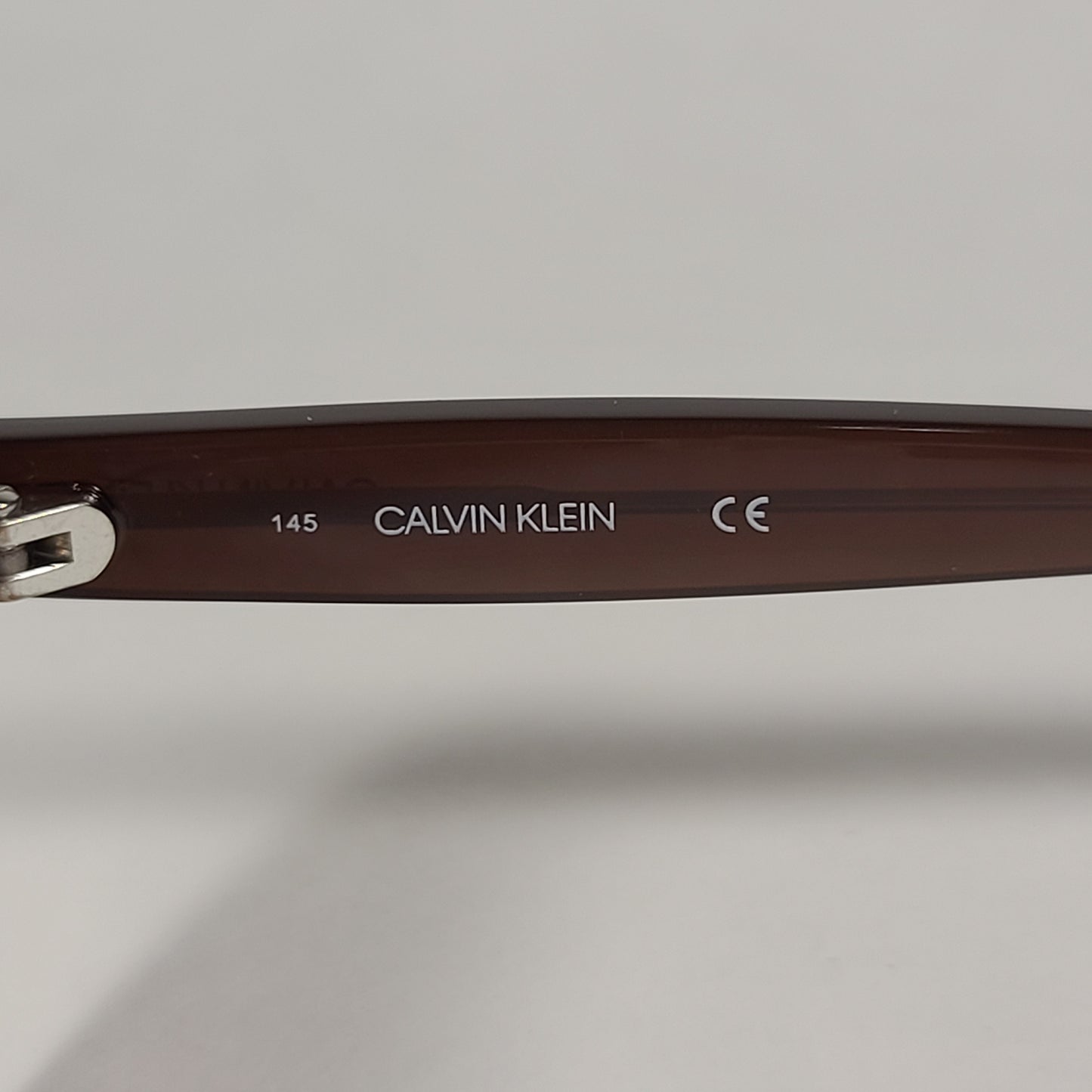 Calvin Klein Oversize Sunglasses CK19538S 210 Brown Frame Brown Gradient Lens - Sunglasses