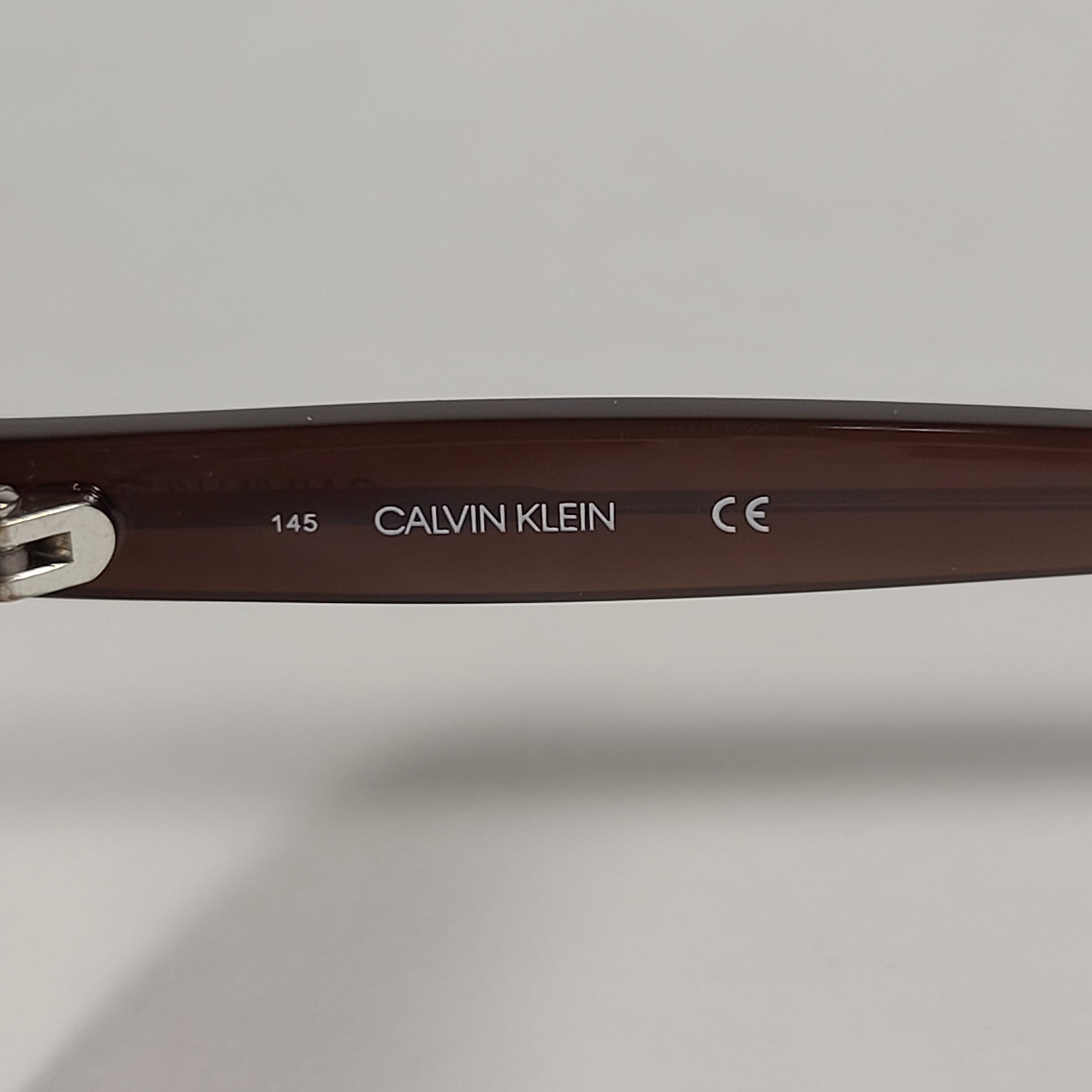 Calvin Klein Oversize Sunglasses CK19538S 210 Brown Frame Brown Gradient Lens - Sunglasses
