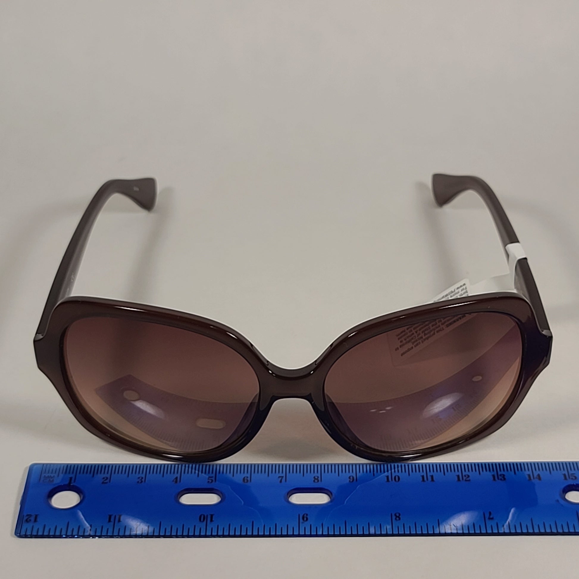Calvin Klein Oversize Sunglasses CK19538S 210 Brown Frame Brown Gradient Lens - Sunglasses
