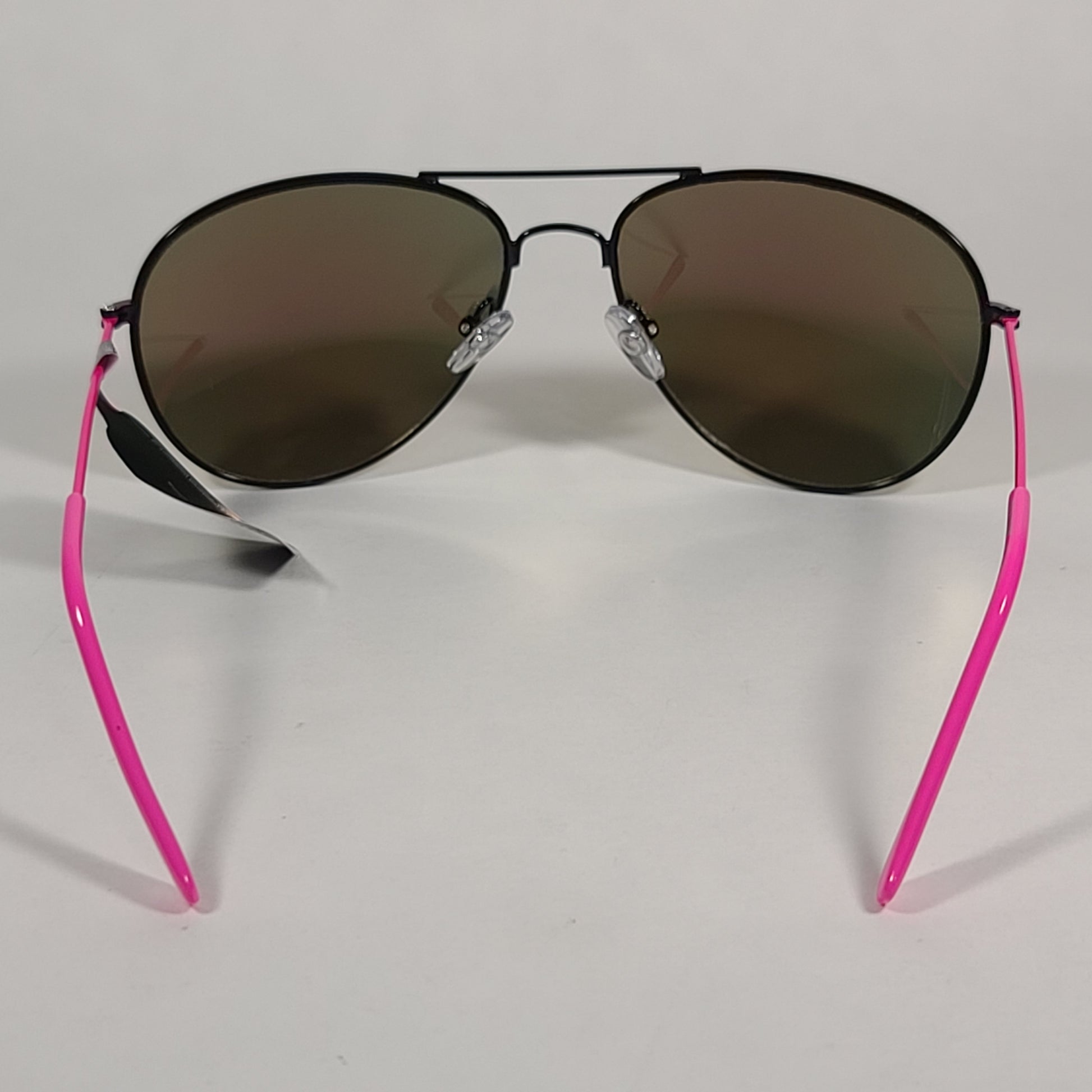 Steve Madden Women’s Aviator Sunglasses Multi Color Mirror SM492201 NEON PINK - Sunglasses
