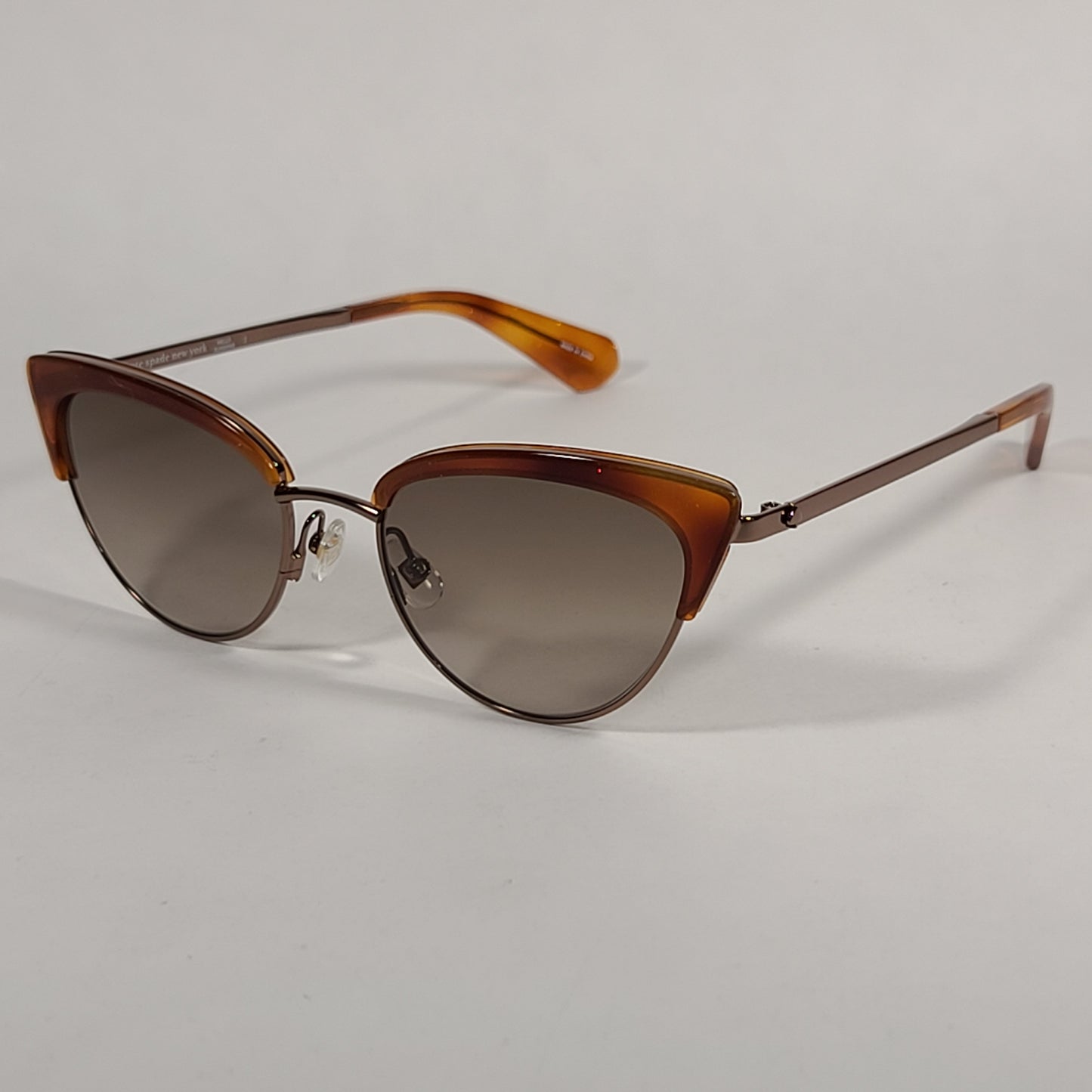 Kate Spade Jahnam Cat Eye Sunglasses Dark Havana Brown Frame Brown Lens JAHNAM/S 086HA - Sunglasses