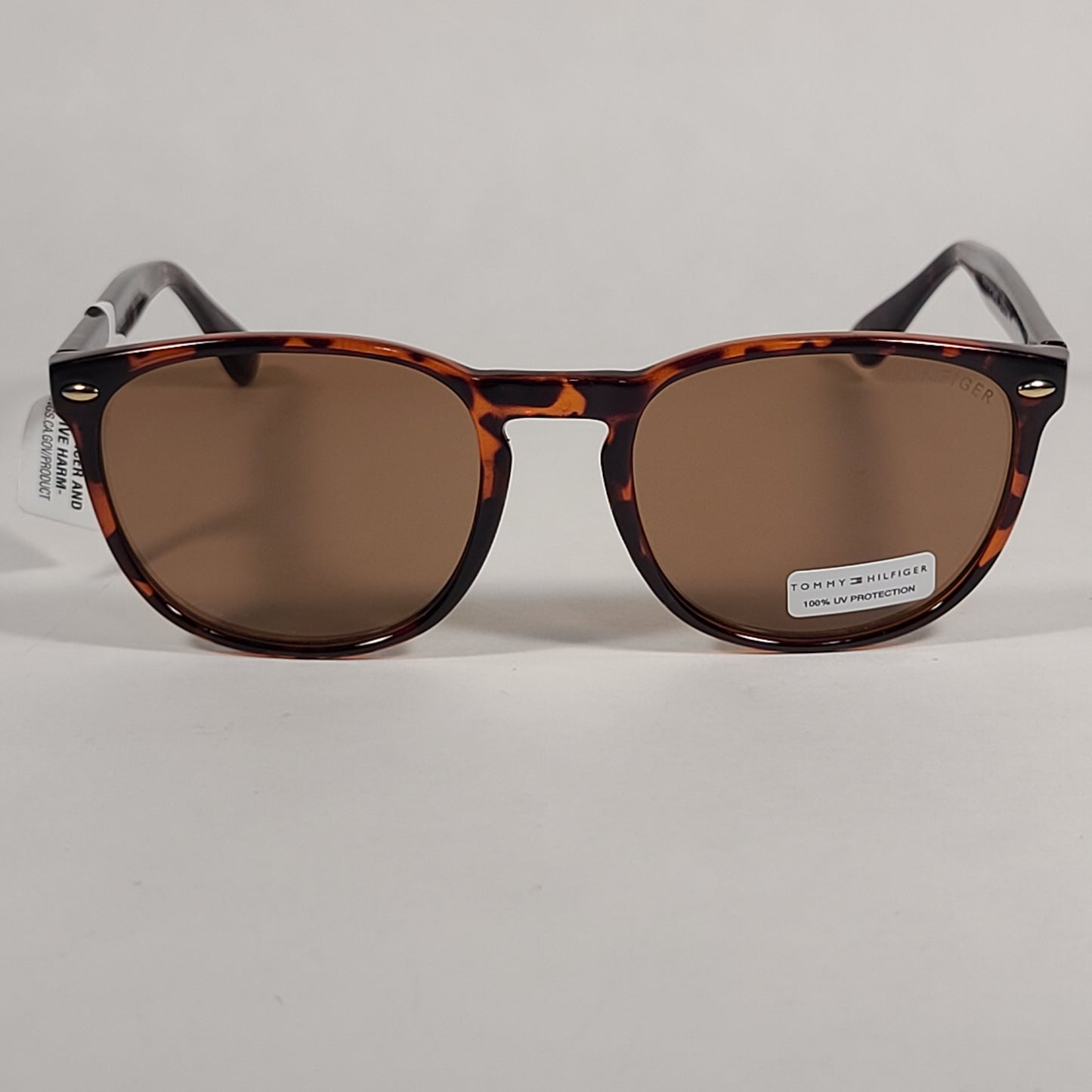Tommy Hilfiger Grady Keyhole Sunglasses Brown Tortoise Frame Brown Lens GRADY MP OM462 - Sunglasses