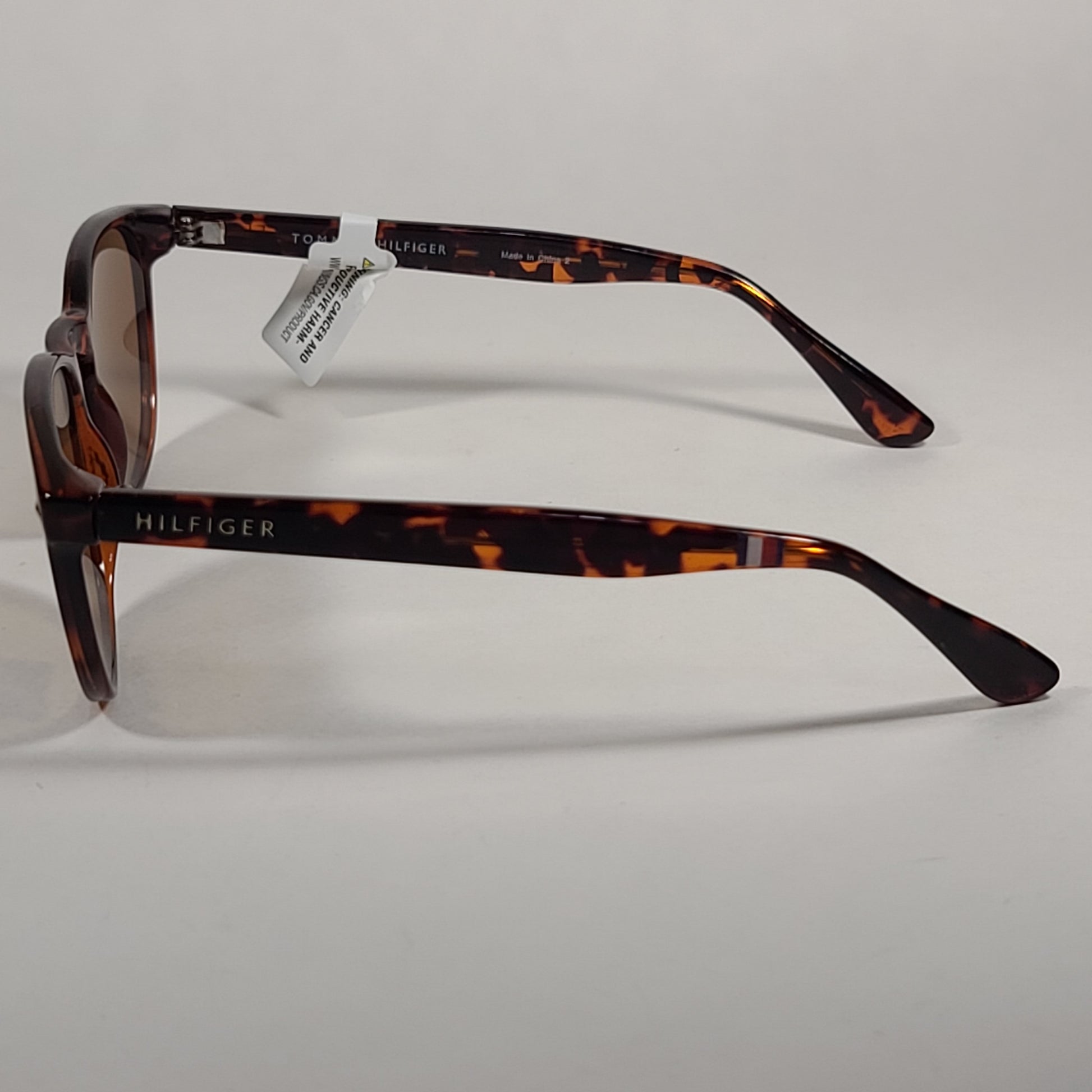 Tommy Hilfiger Grady Keyhole Sunglasses Brown Tortoise Frame Brown Lens GRADY MP OM462 - Sunglasses