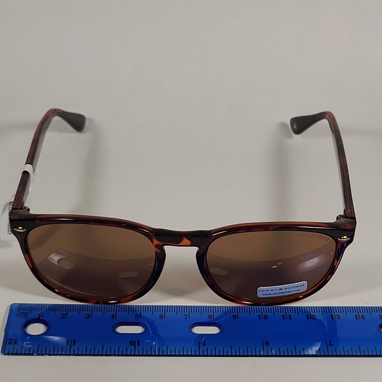 Tommy Hilfiger Grady Keyhole Sunglasses Brown Tortoise Frame Brown Lens GRADY MP OM462 - Sunglasses