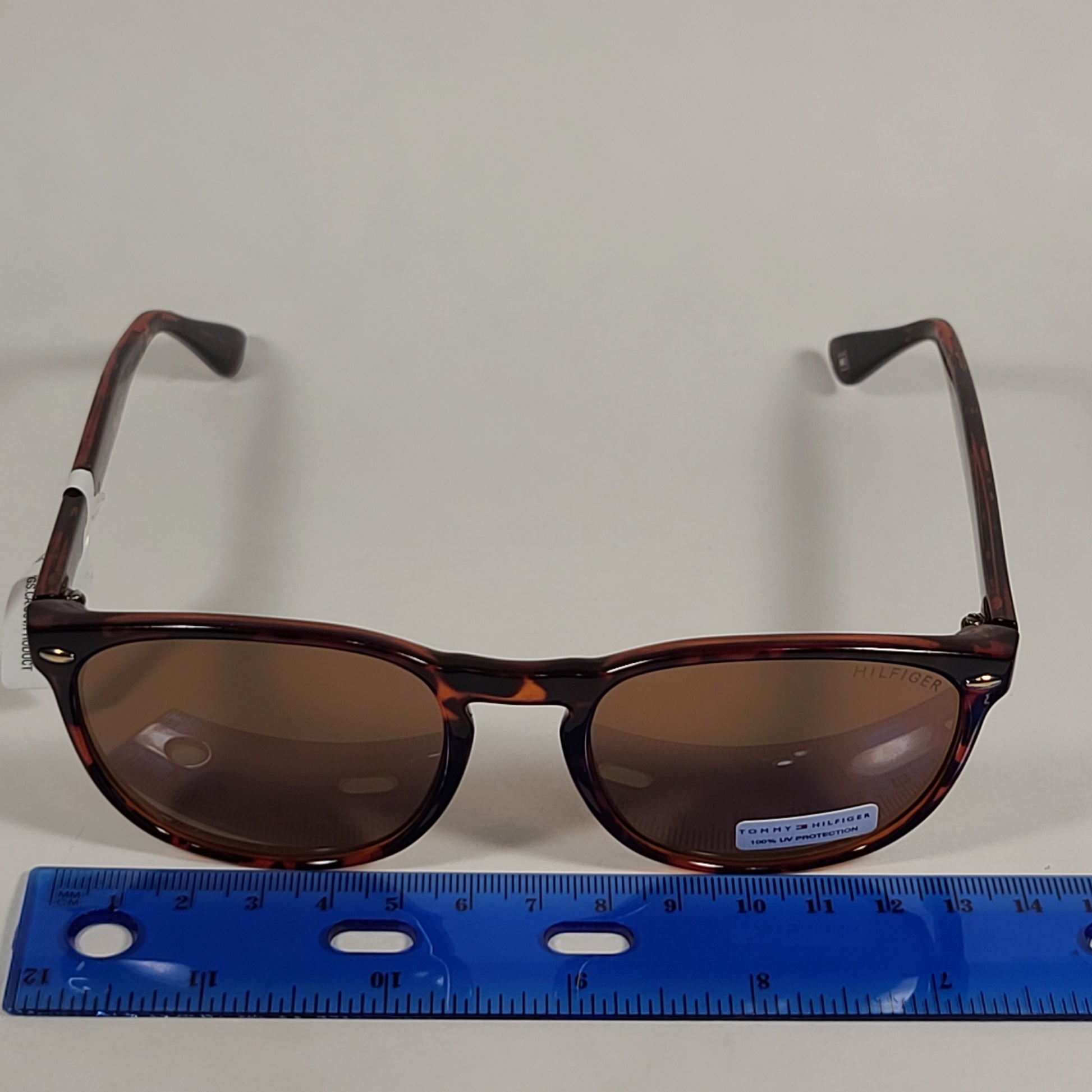 Tommy Hilfiger Grady Keyhole Sunglasses Brown Tortoise Frame Brown Lens GRADY MP OM462 - Sunglasses