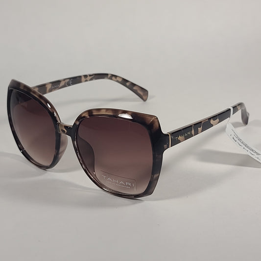 Tahari Butterfly Sunglasses Brown Nude Tortoise Brown Gradient Lens TH805 TSND - Sunglasses