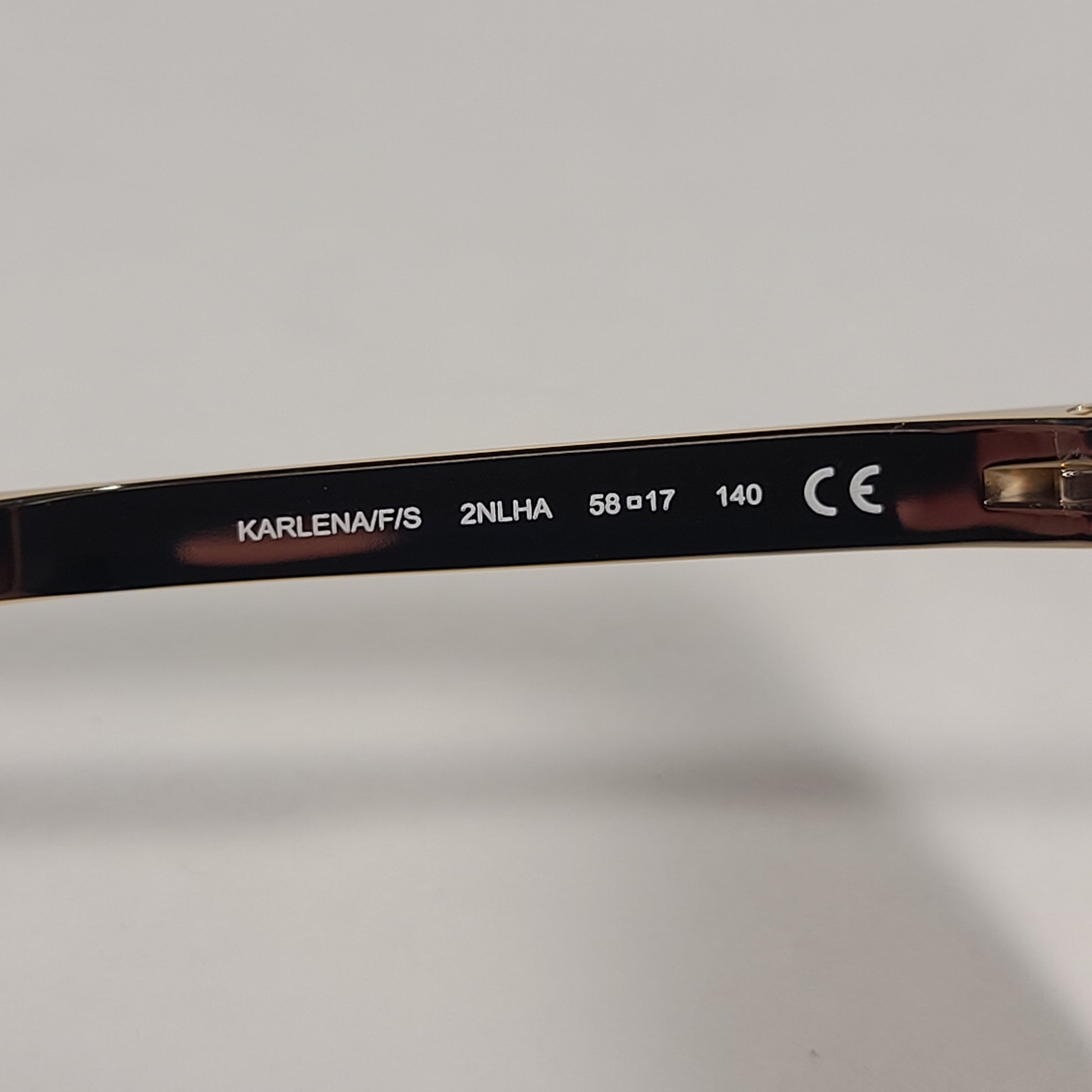 Kate Spade Karlena 2NLHA Round Cat Eye Sunglasses Havana Brown And Gold Frame Brown Gradient Lenses
