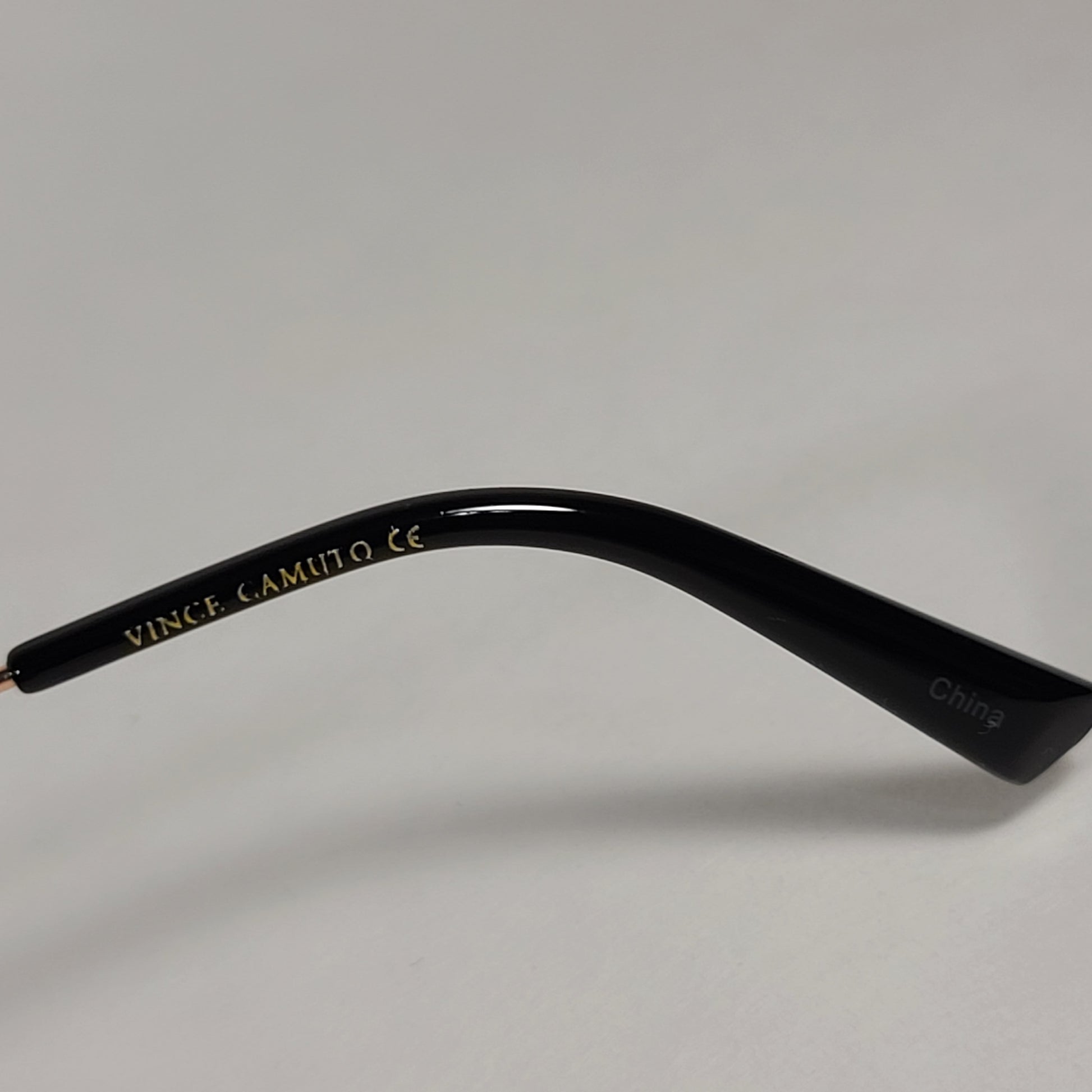 Vince Camuto Cat Eye Sunglasses Black And Gold Frame Smoke Gradient Lens VC898 OX - Sunglasses
