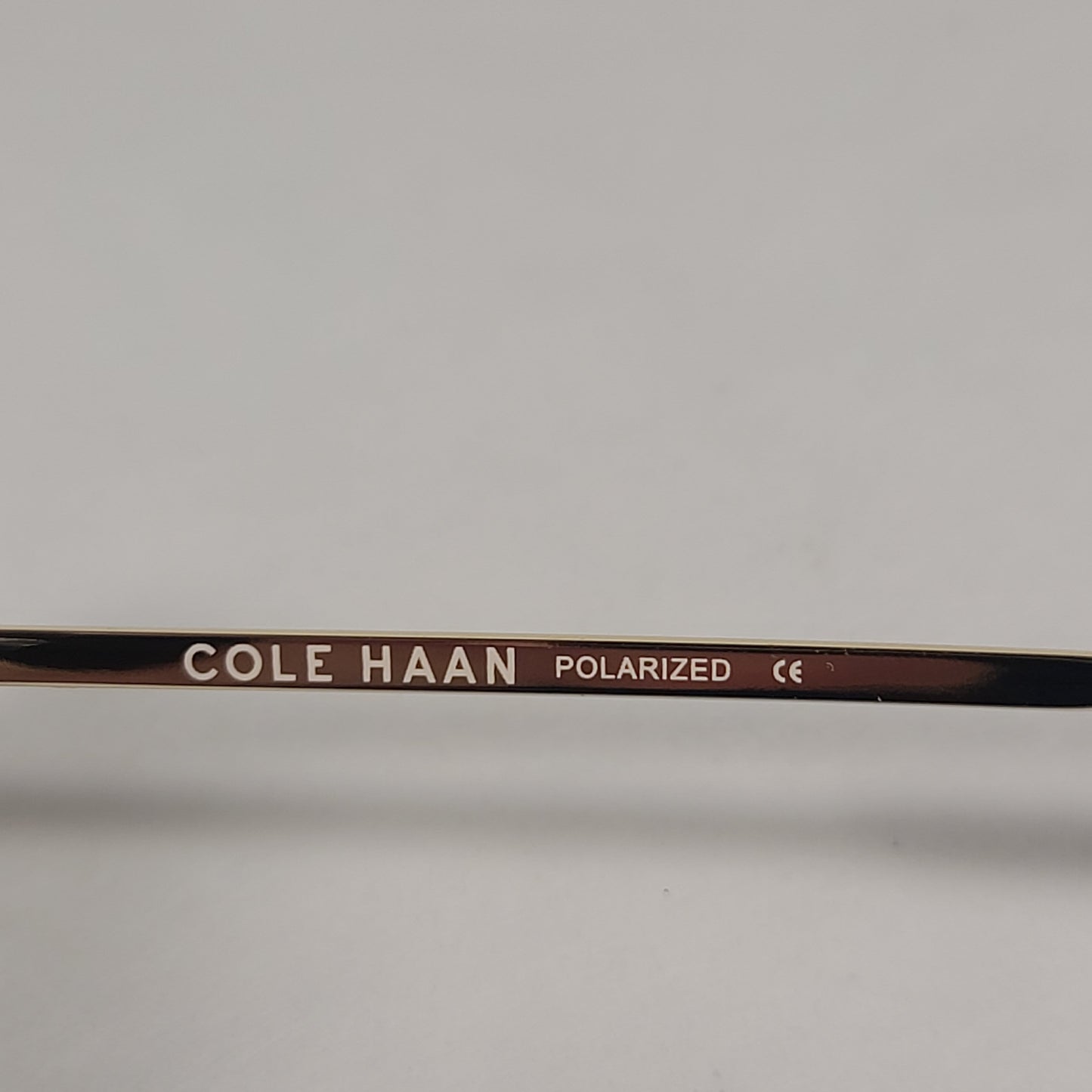 Cole Haan Aviator Polarized Sunglasses Gold Frame Green Lens CH7032 710 GOLD W/GREEN LENS - Sunglasses