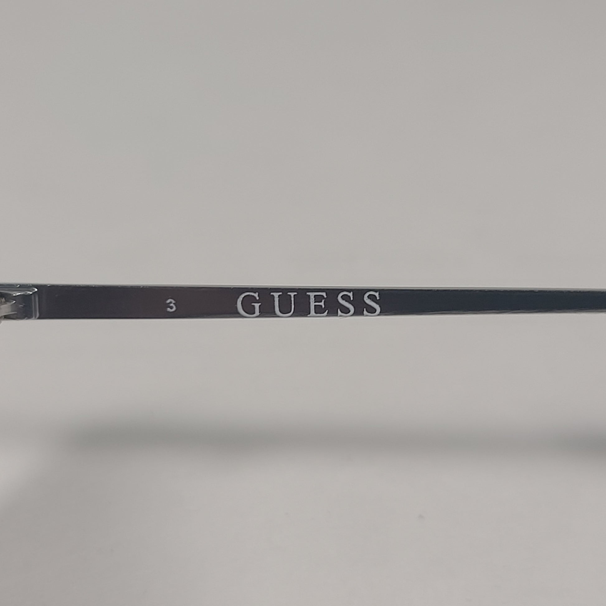 Guess Aviator Sunglasses GF0196 11X Silver Metal Frame Blue Mirror Lens Men’s
