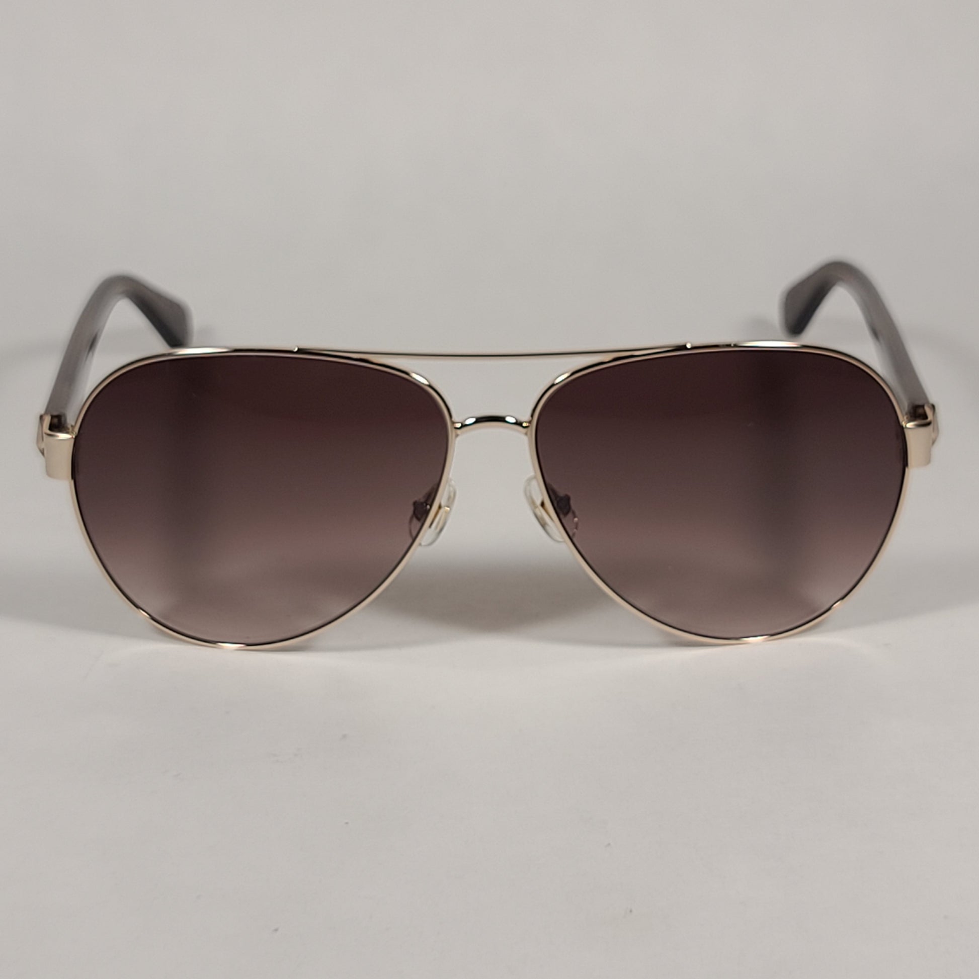 Kate Spade Geneva Aviator Sunglasses Brown Floral Frame Brown Lens GENEVA/S 09QHA - Sunglasses