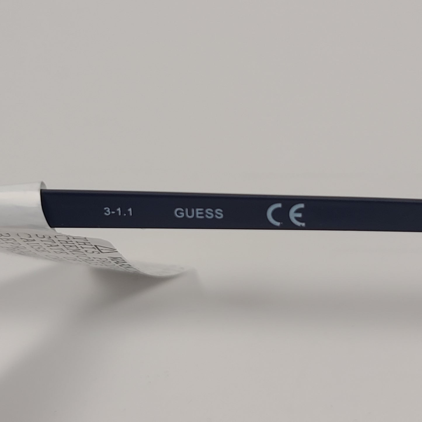 Guess Navigator Sunglasses Navy Blue Metal Frame Smoke Gradient Lens GF0184 92B - Sunglasses