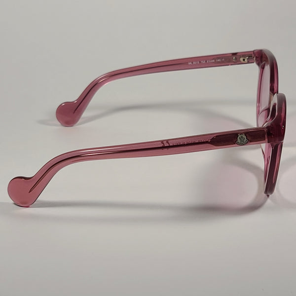 Moncler Round Sunglasses Fuschia Crystal Frame Pink Purple Gradient Le