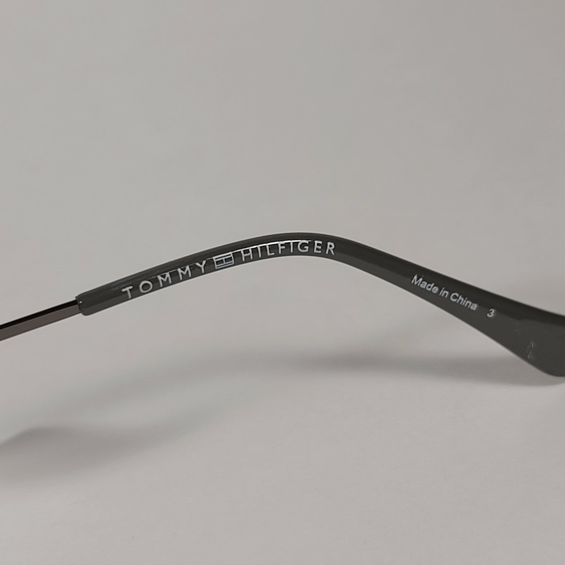 Tommy Hilfiger Simon Aviator Sunglasses Gunmetal Frame Gray Lens SIMON MM OM514 - Sunglasses