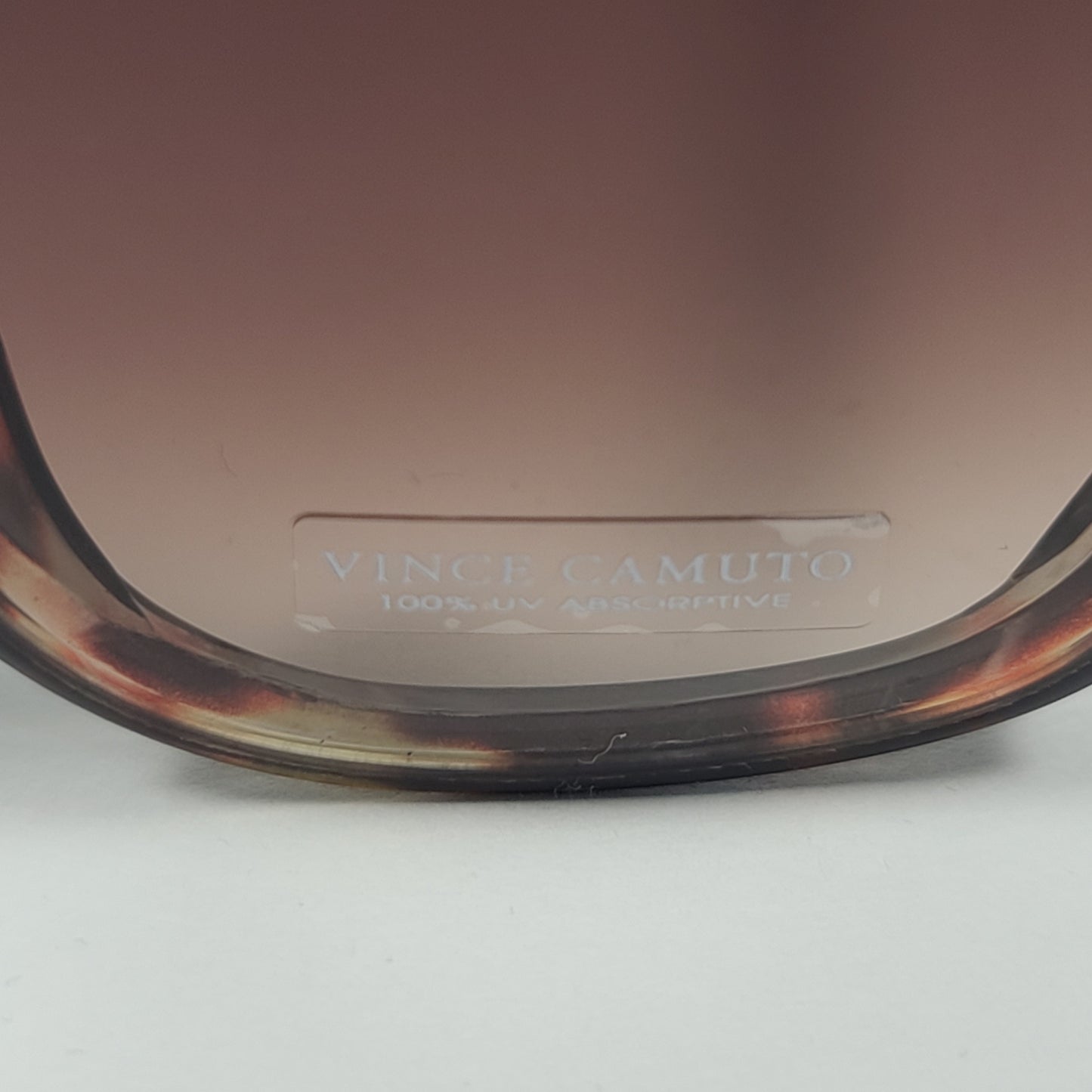 Vince Camuto Cat Eye Square Sunglasses Brown Tortoise Frame Brown Gradient Lens VC964 TS - Sunglasses