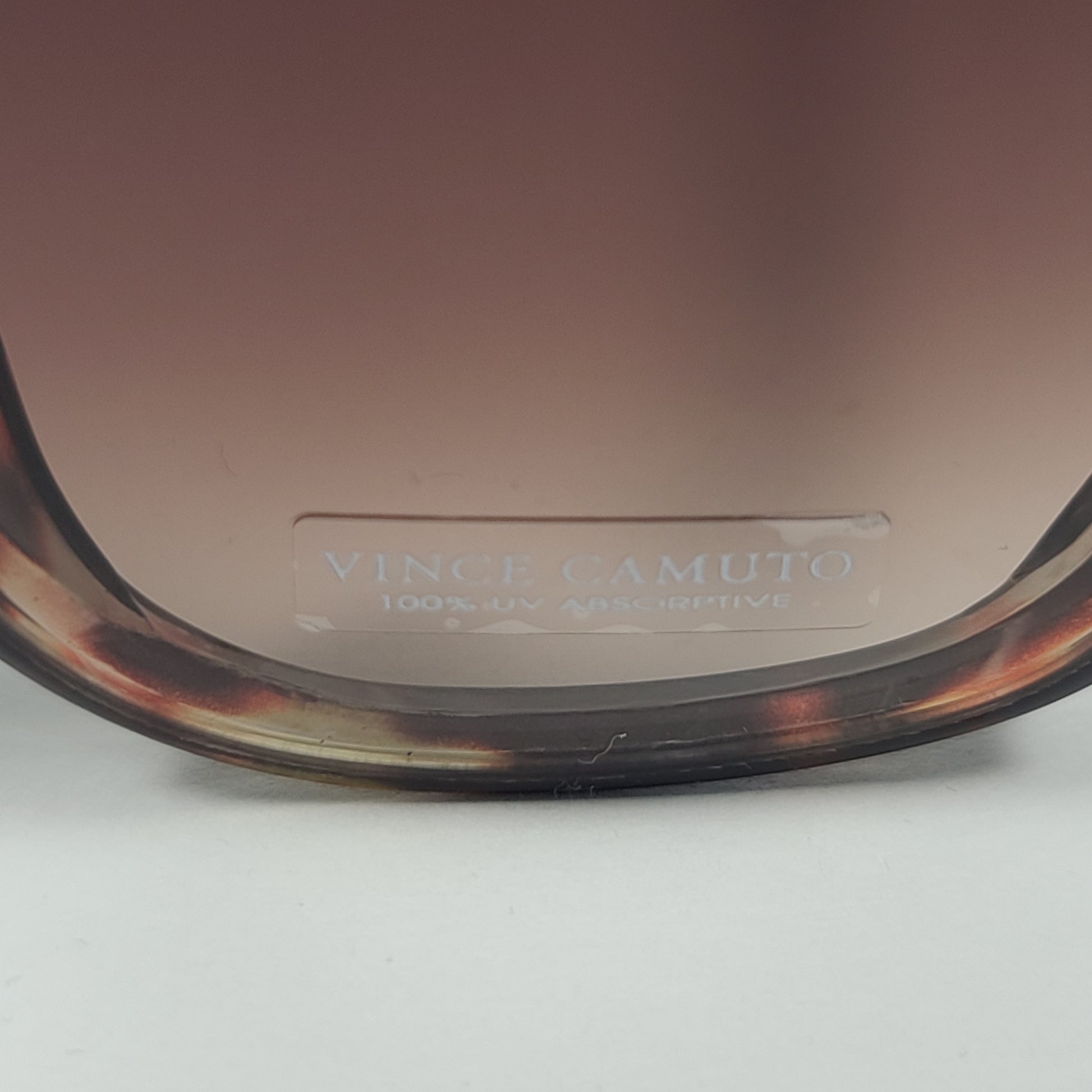 Vince Camuto Cat Eye Square Sunglasses Brown Tortoise Frame Brown Gradient Lens VC964 TS - Sunglasses