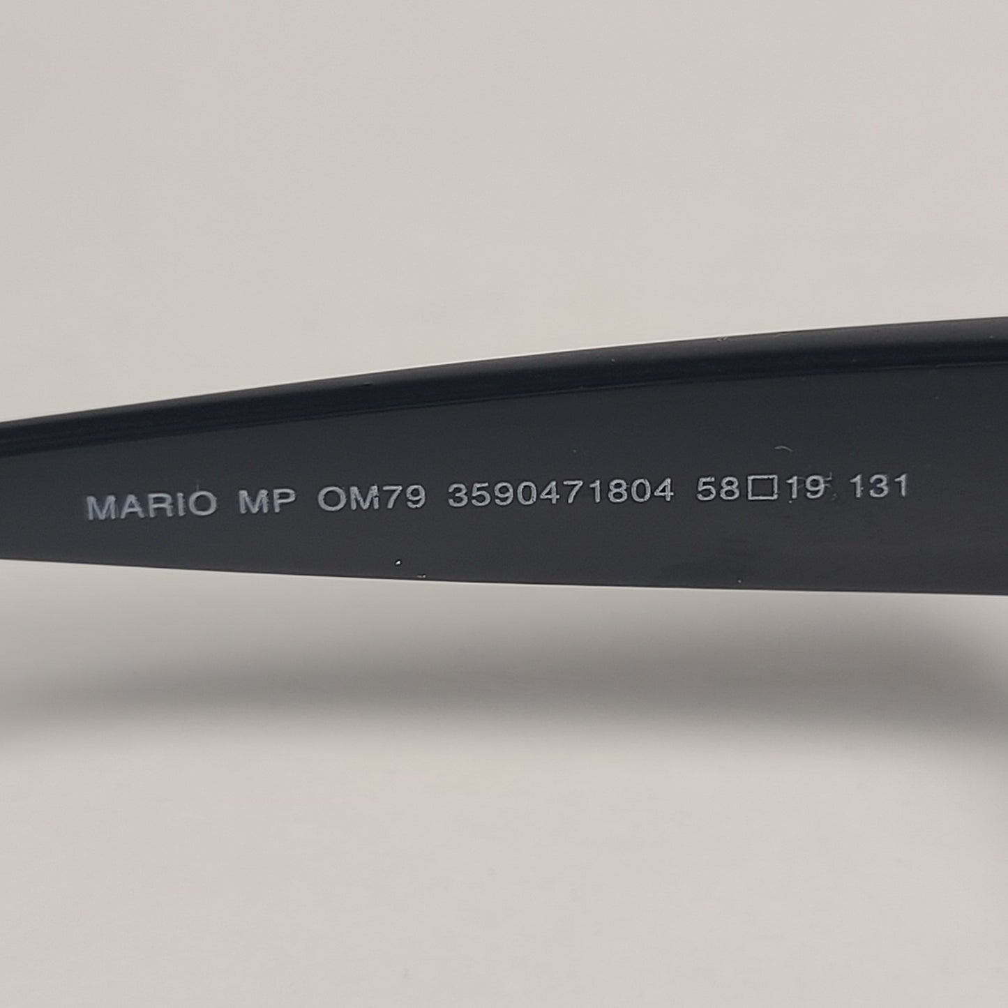 Tommy Hilfiger Mario Rectangular Sunglasses Black And Nude Tortoise Frame Green Lens MARIO MP OM79 - Sunglasses
