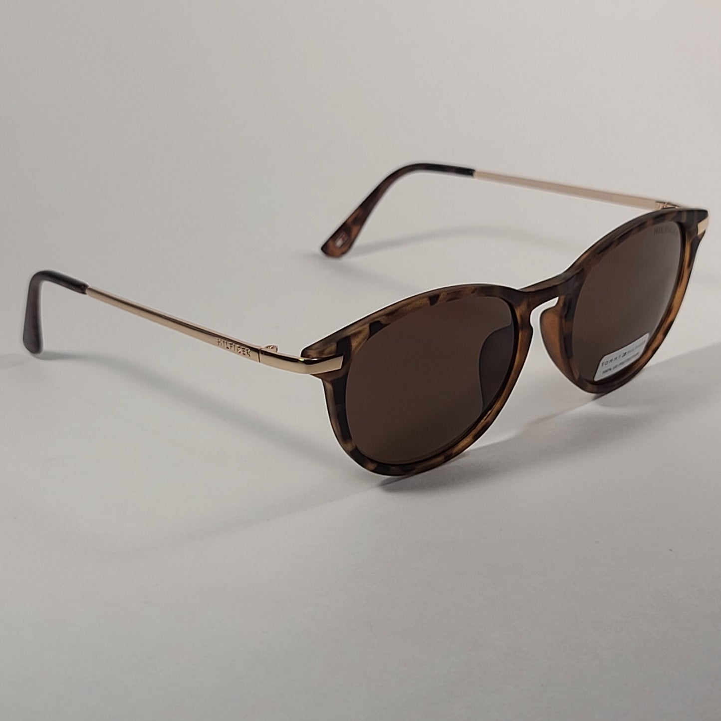 Tommy Hilfiger Frieda Club Sunglasses Matte Tortoise / Gold Brown Lens FRIEDA WP OL539 - Sunglasses