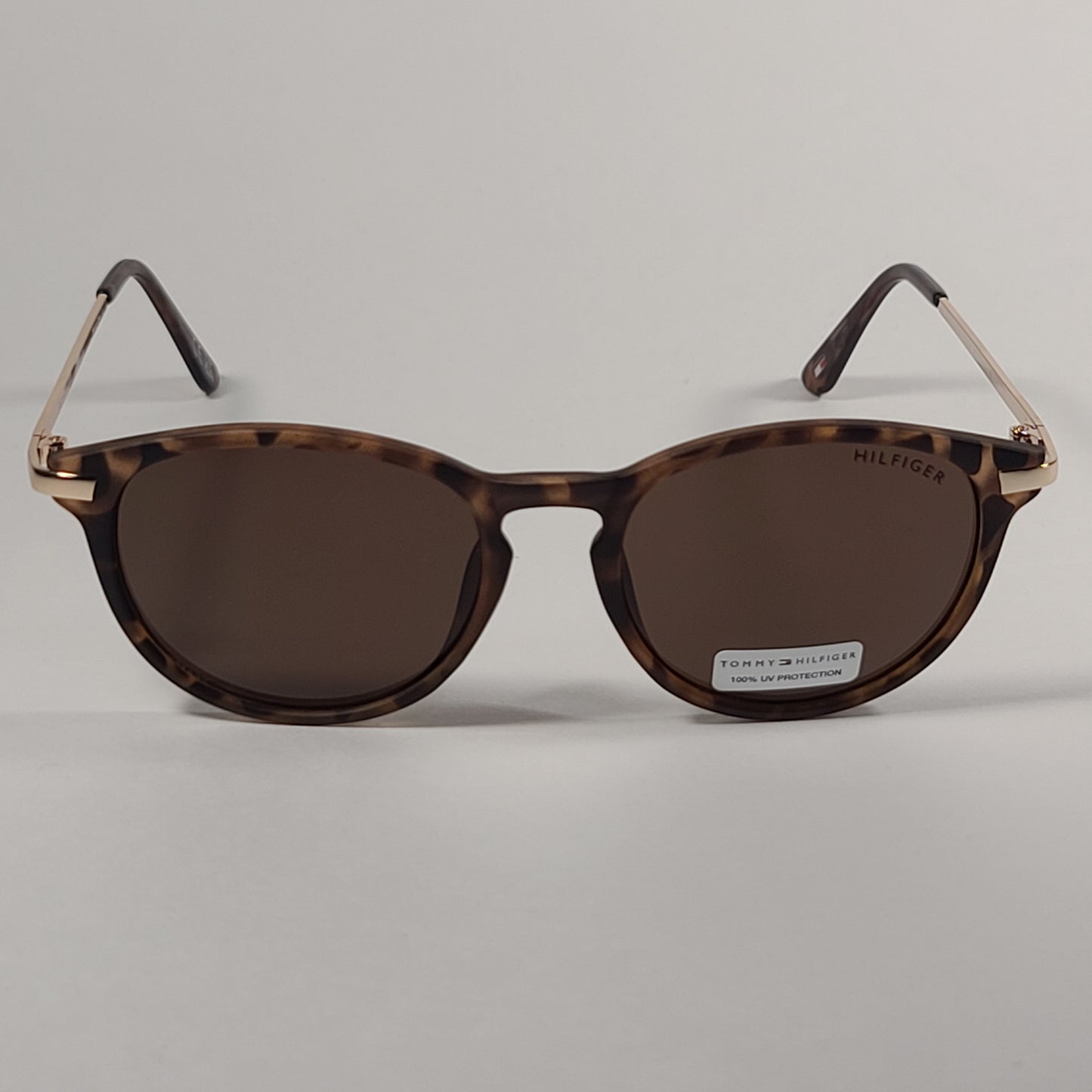 Tommy Hilfiger Frieda Club Sunglasses Matte Tortoise / Gold Brown Lens FRIEDA WP OL539 - Sunglasses